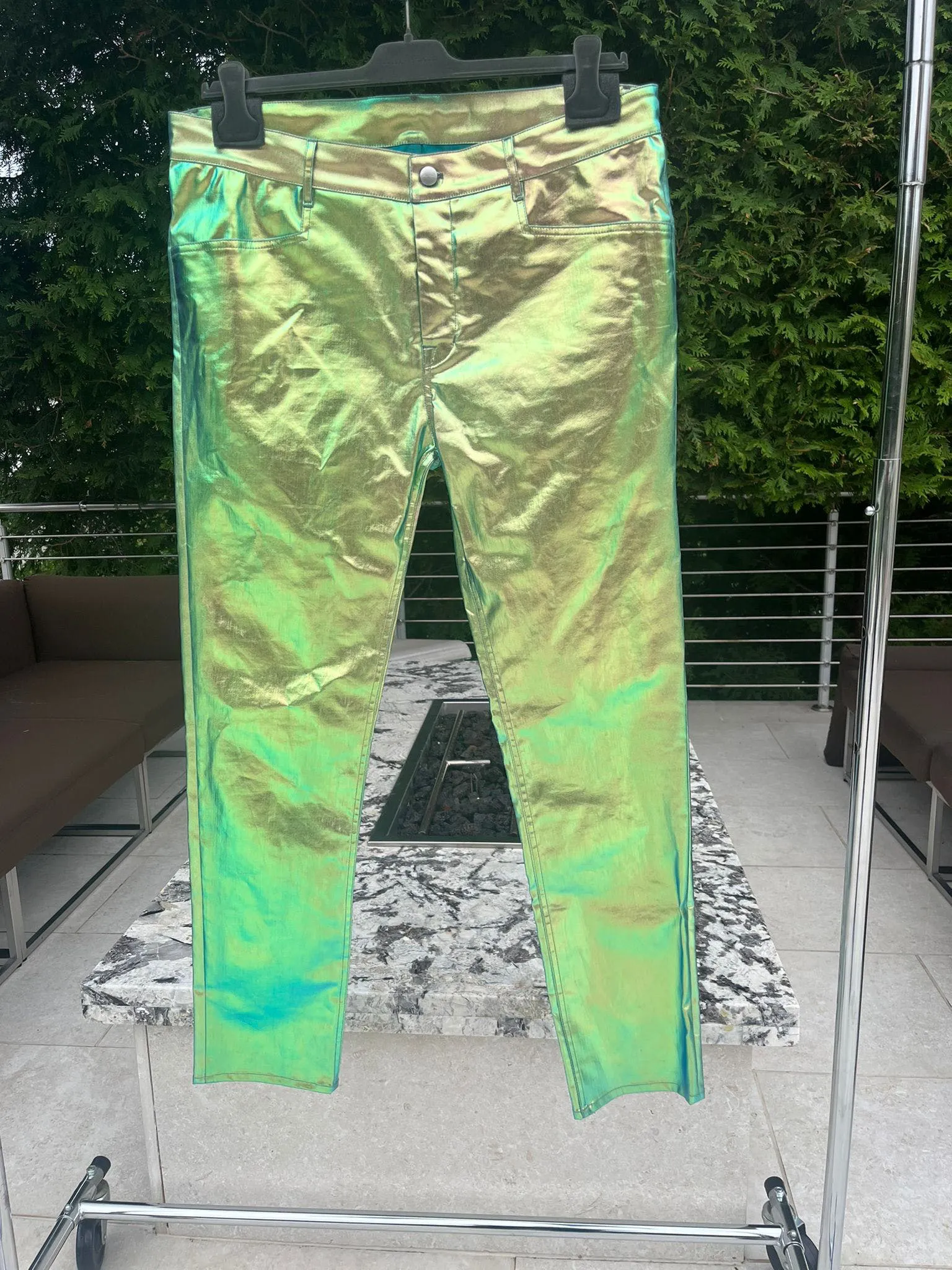 Tyrone Cut Jeans / Denim in Iridescent