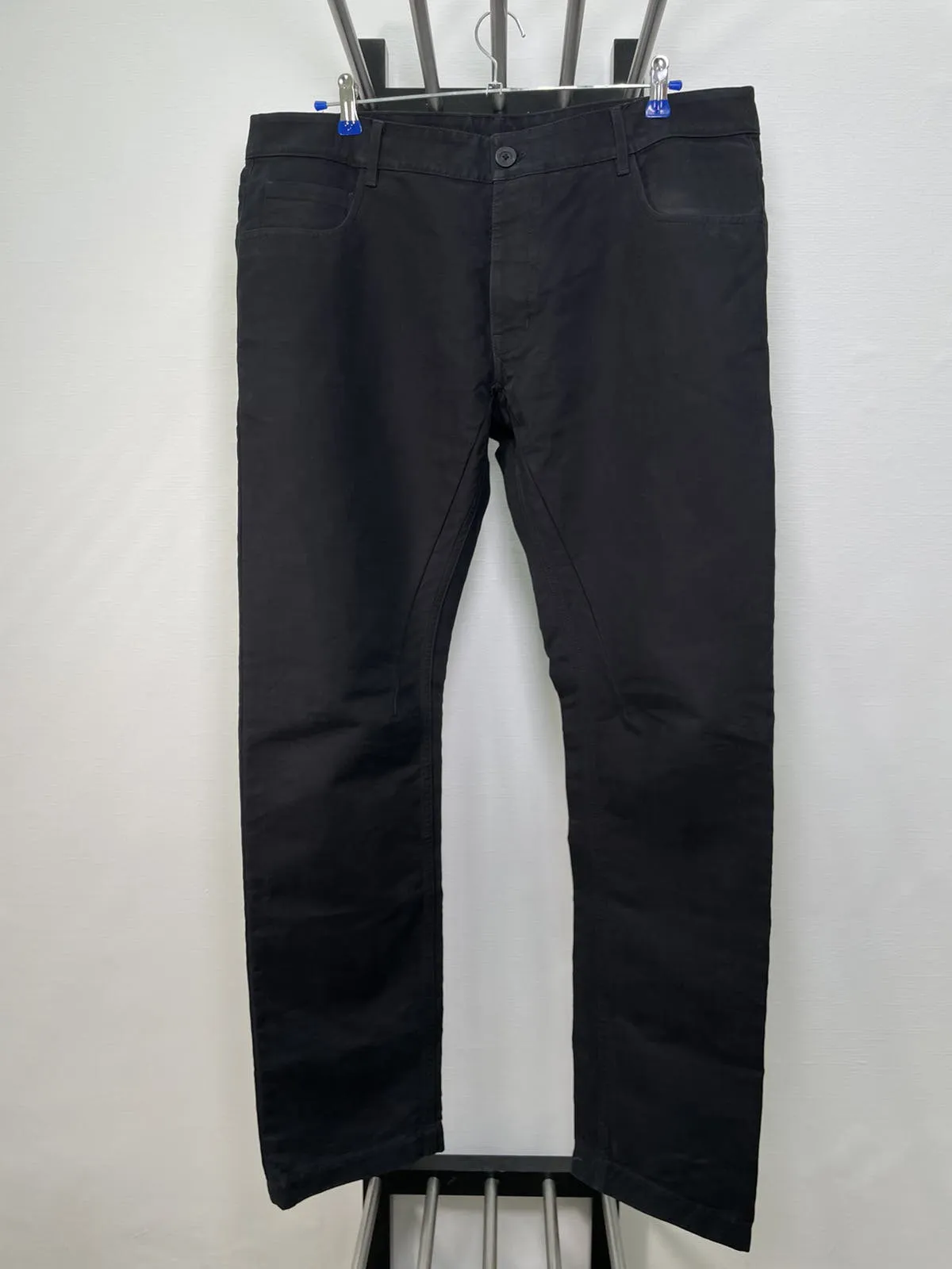 Rick Owens Classic Black Cotton Black Denim Jean’s