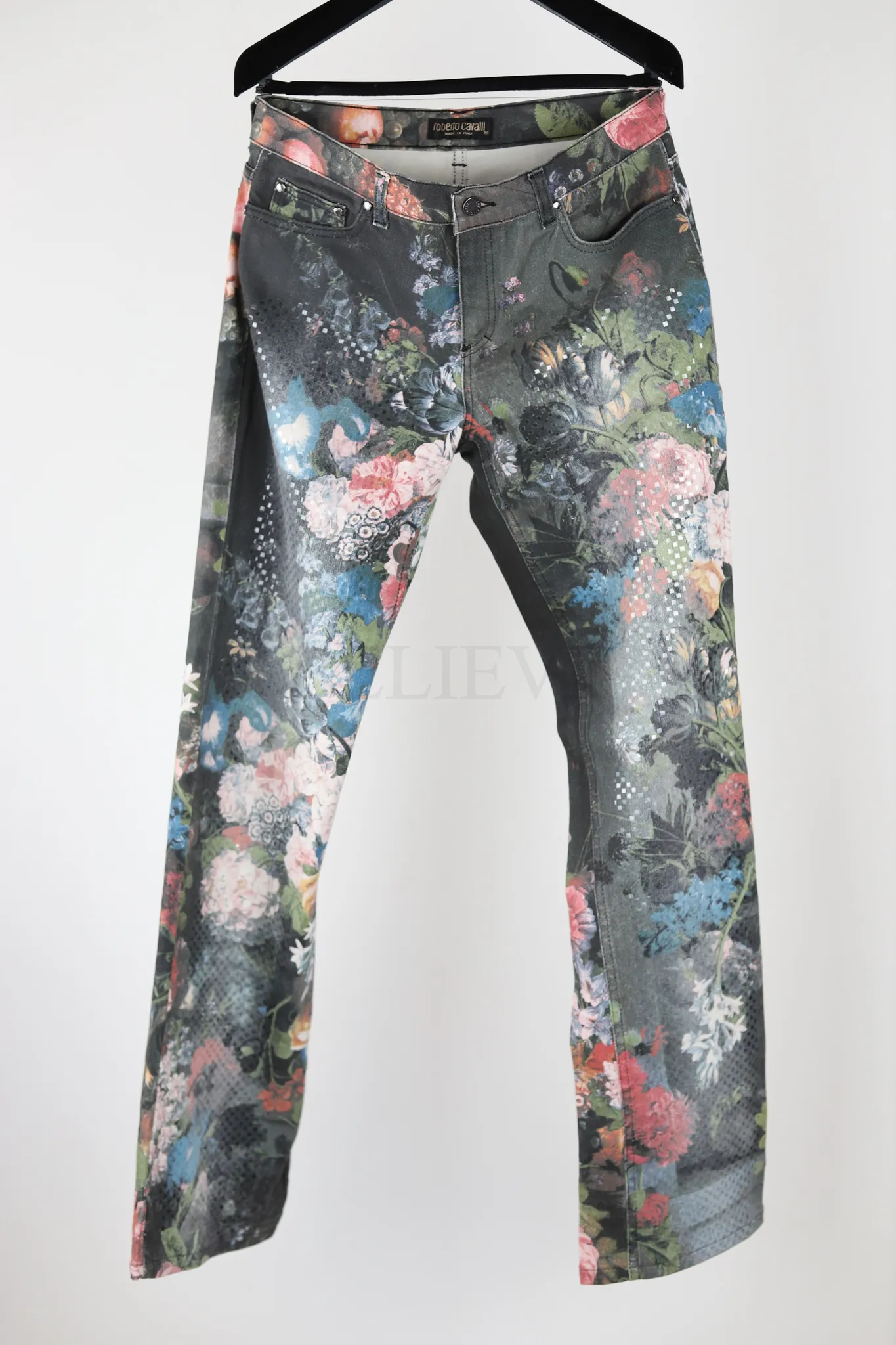 OG ICONIC SNAKE PRINT LOGO DENIM