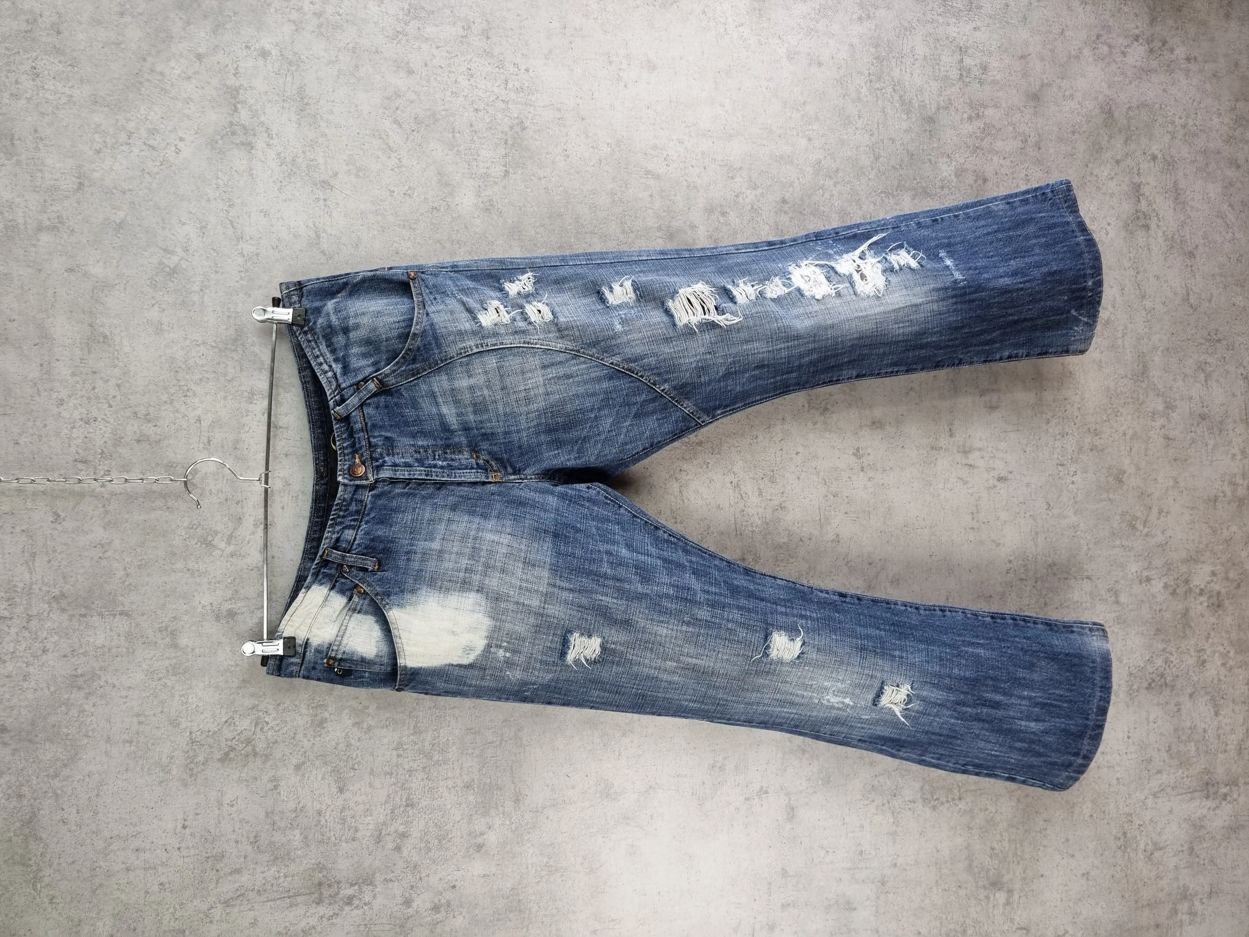 Ripped Cavalli Destroyed Art Painter relaxed fit Jeans