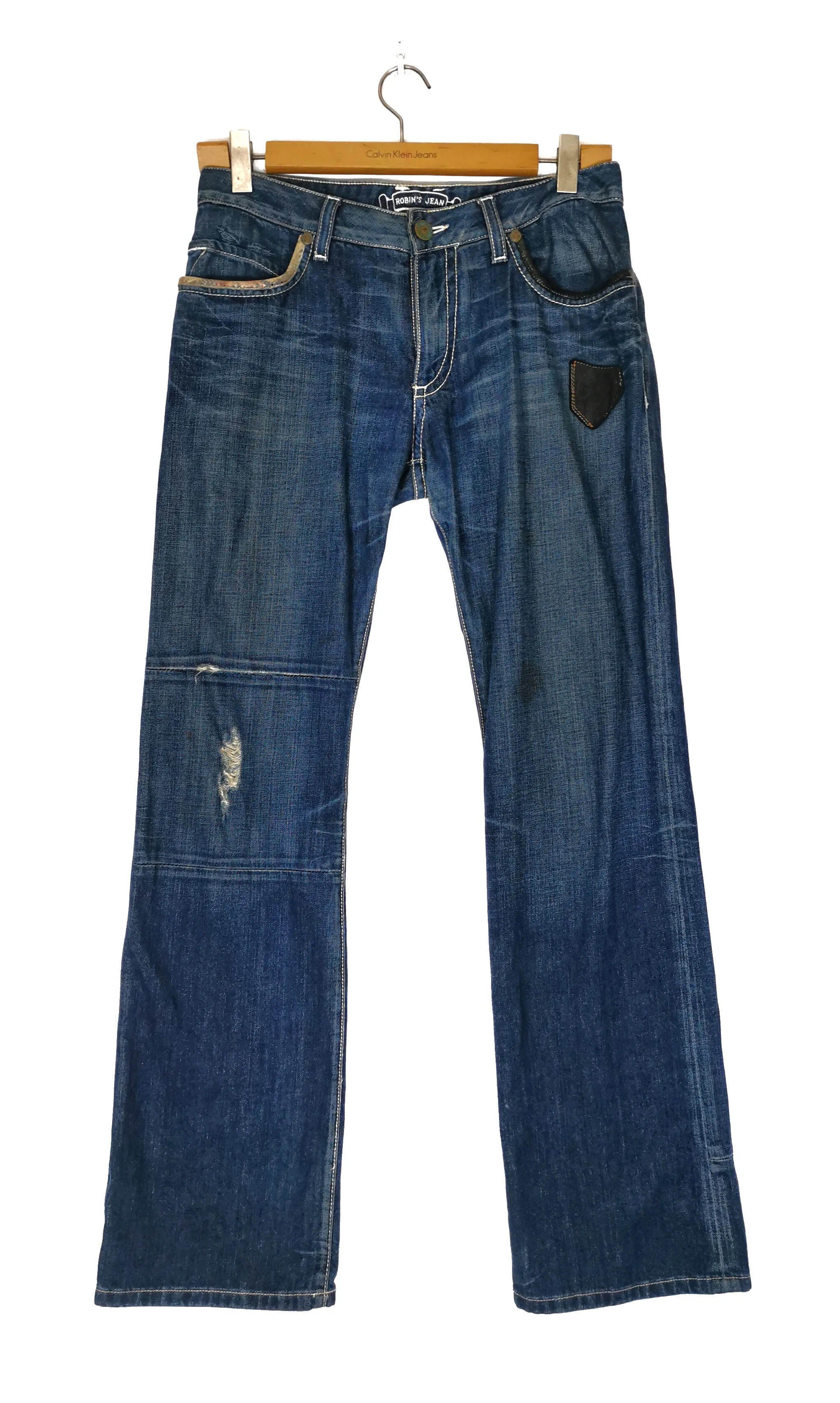 Robins Jean Distressed Denim