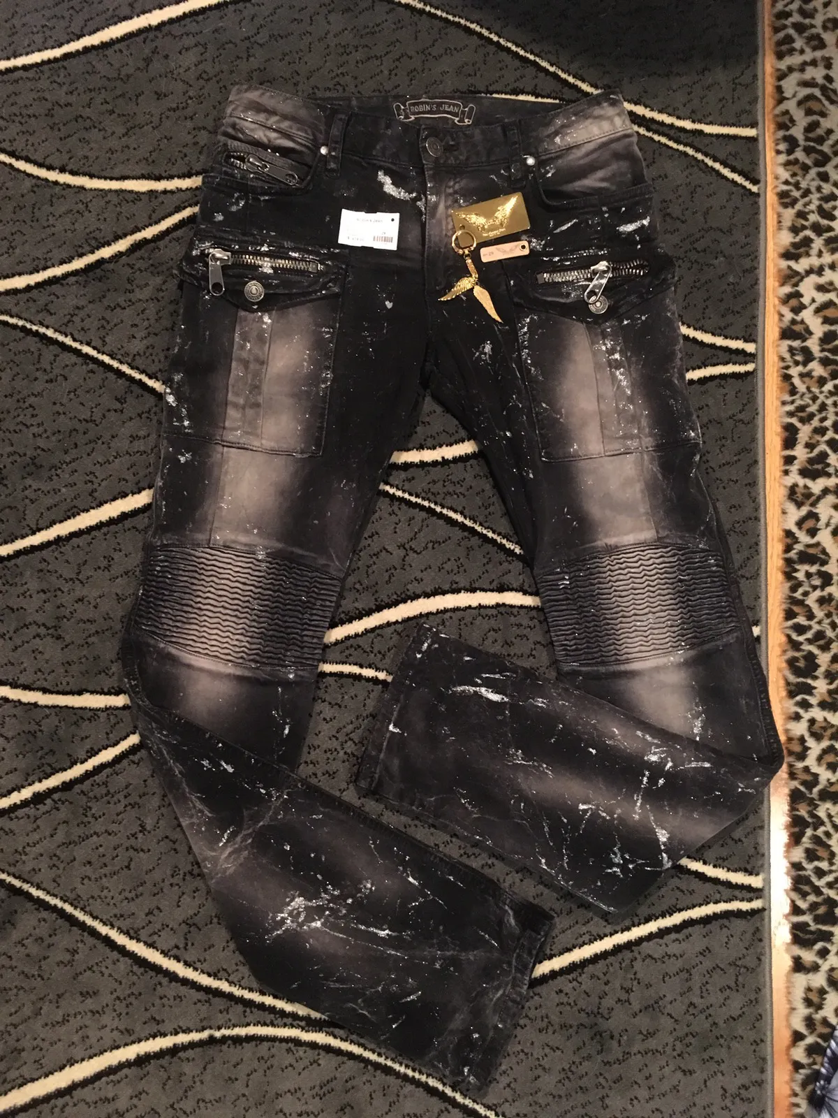 Robins Jeans Designer Denim Black Jean