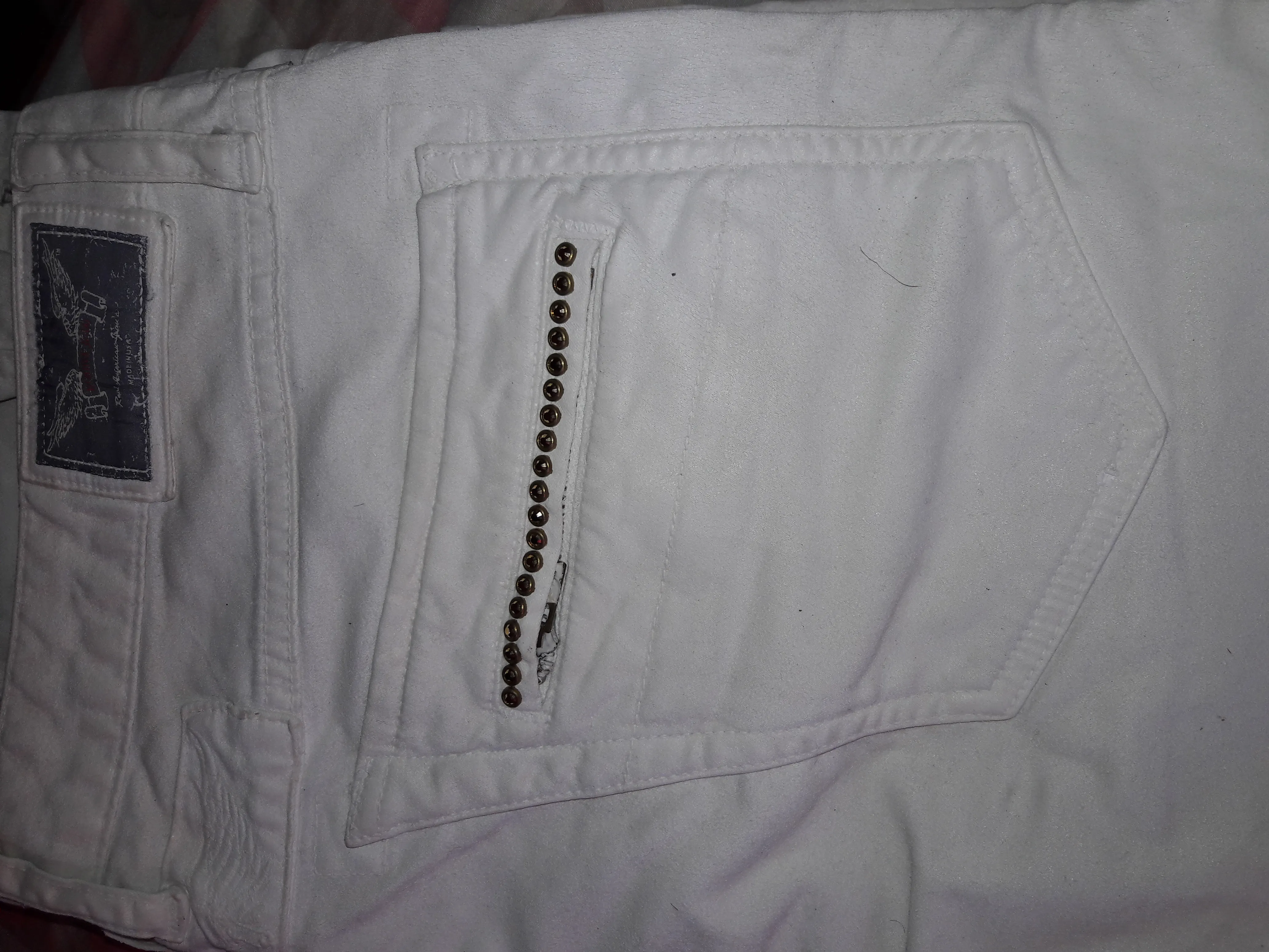 Off White Wax Denims