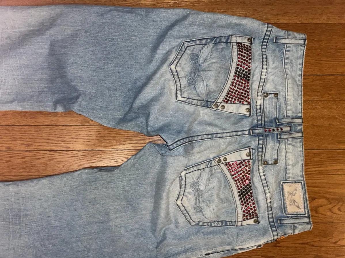 Robin Jeans Red Stud