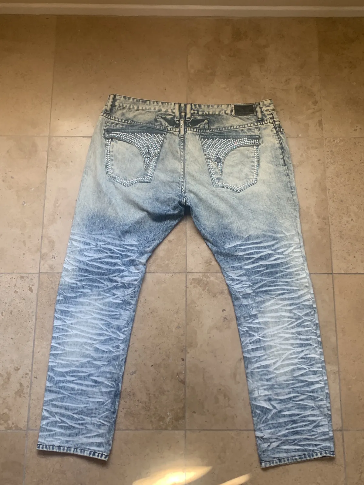 Robins jeans x Swarovski crystals