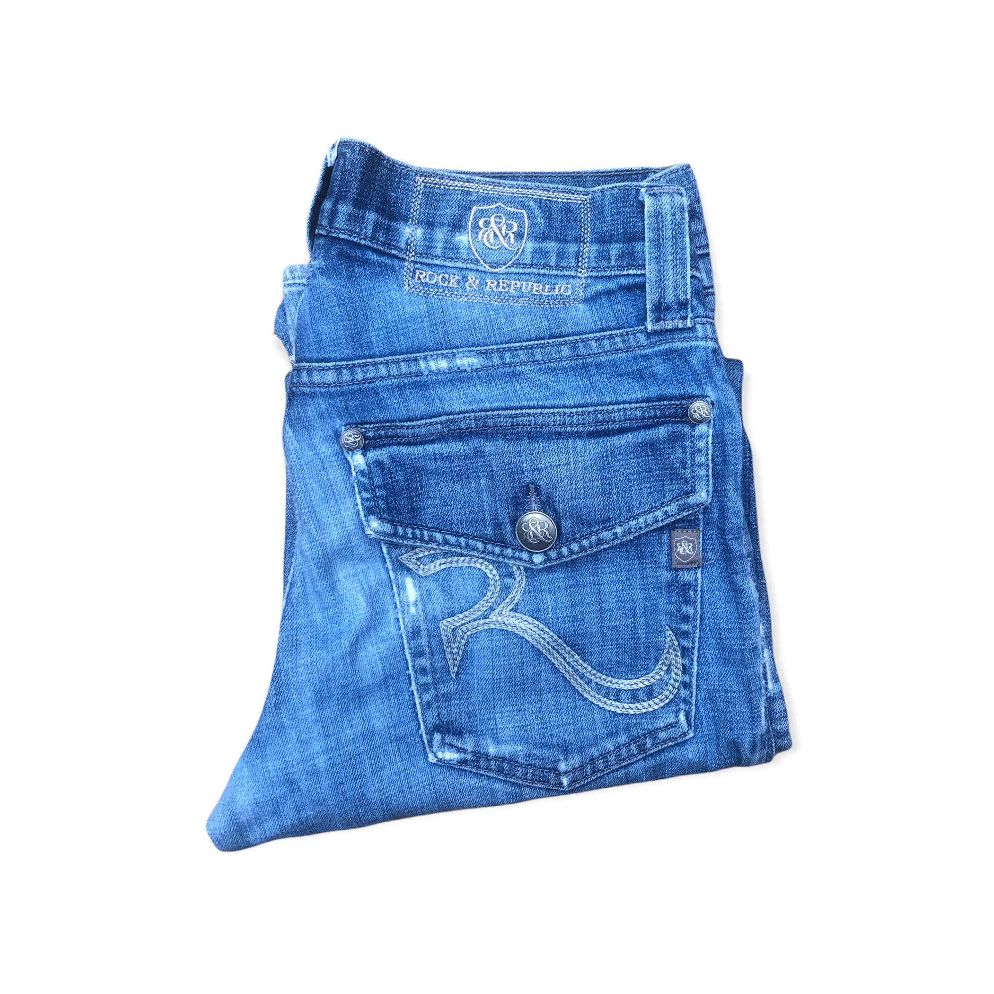 Vintage ROCK & REPUBLIC Denim Jeans Size 29 RARE