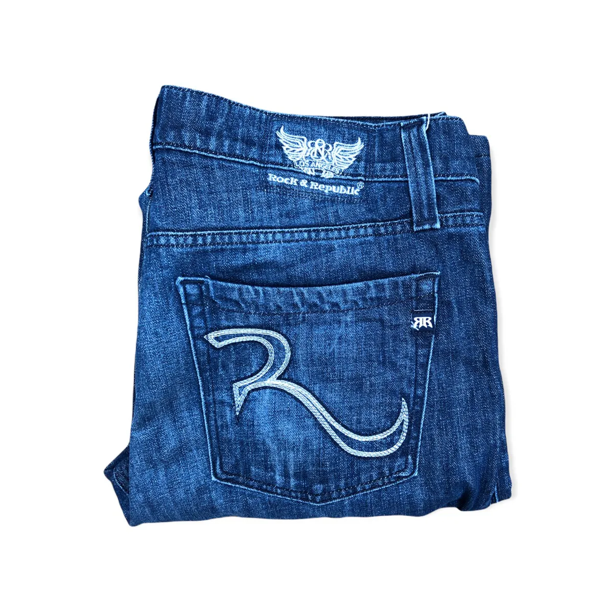 Vintage Rock & Republic Jeans Size 38 RARE Blue