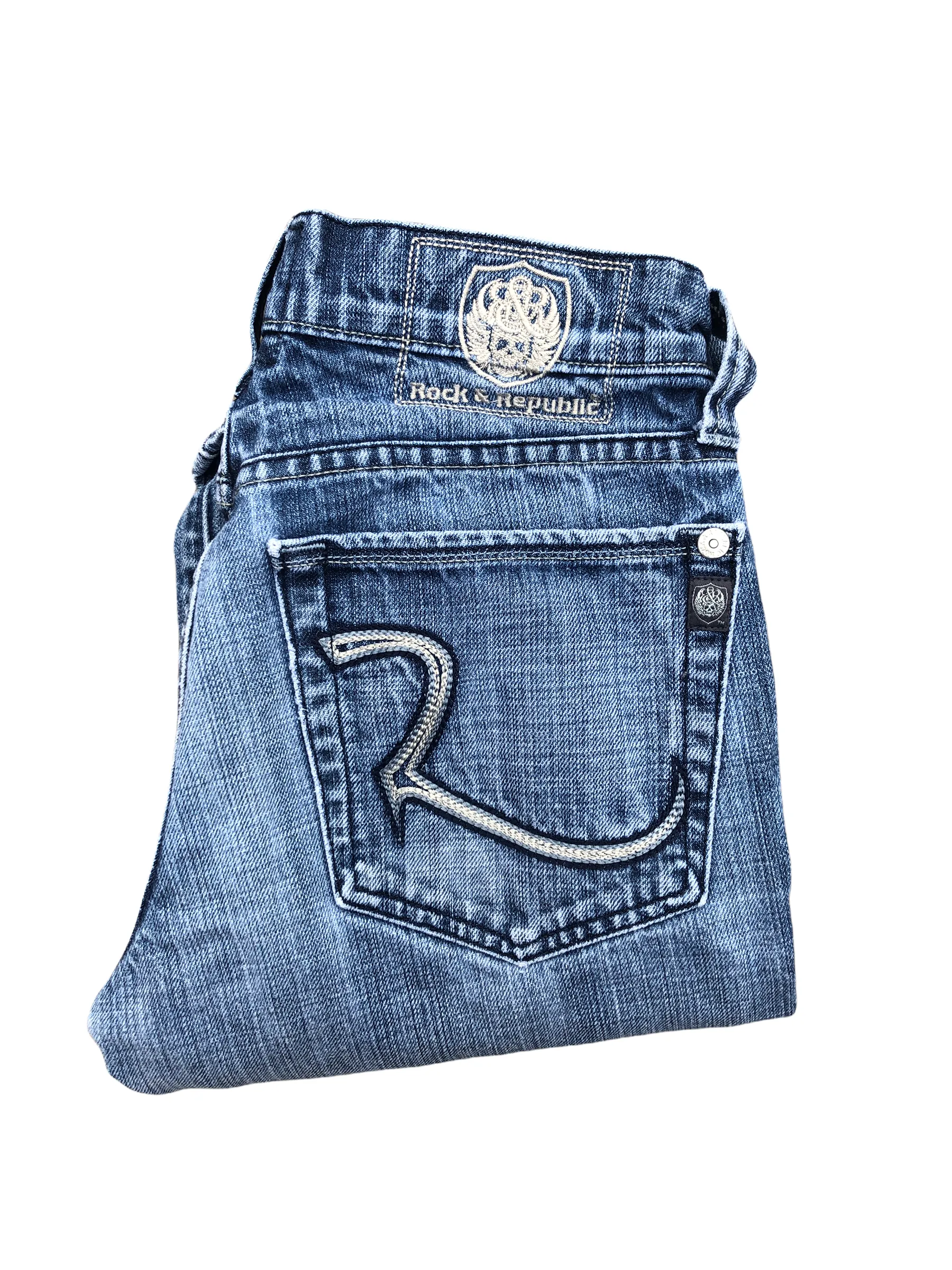 RARE Vintage Rock & Republic Jeans Size 30 Blue