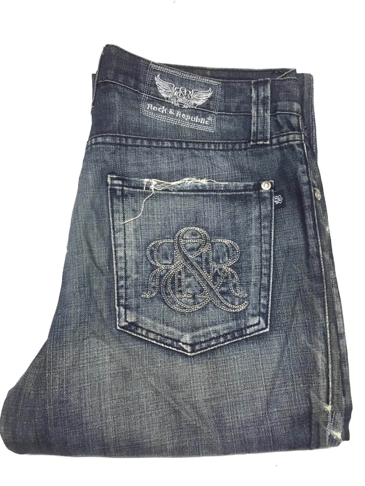 Rock&republic Los Angeles distressed denim