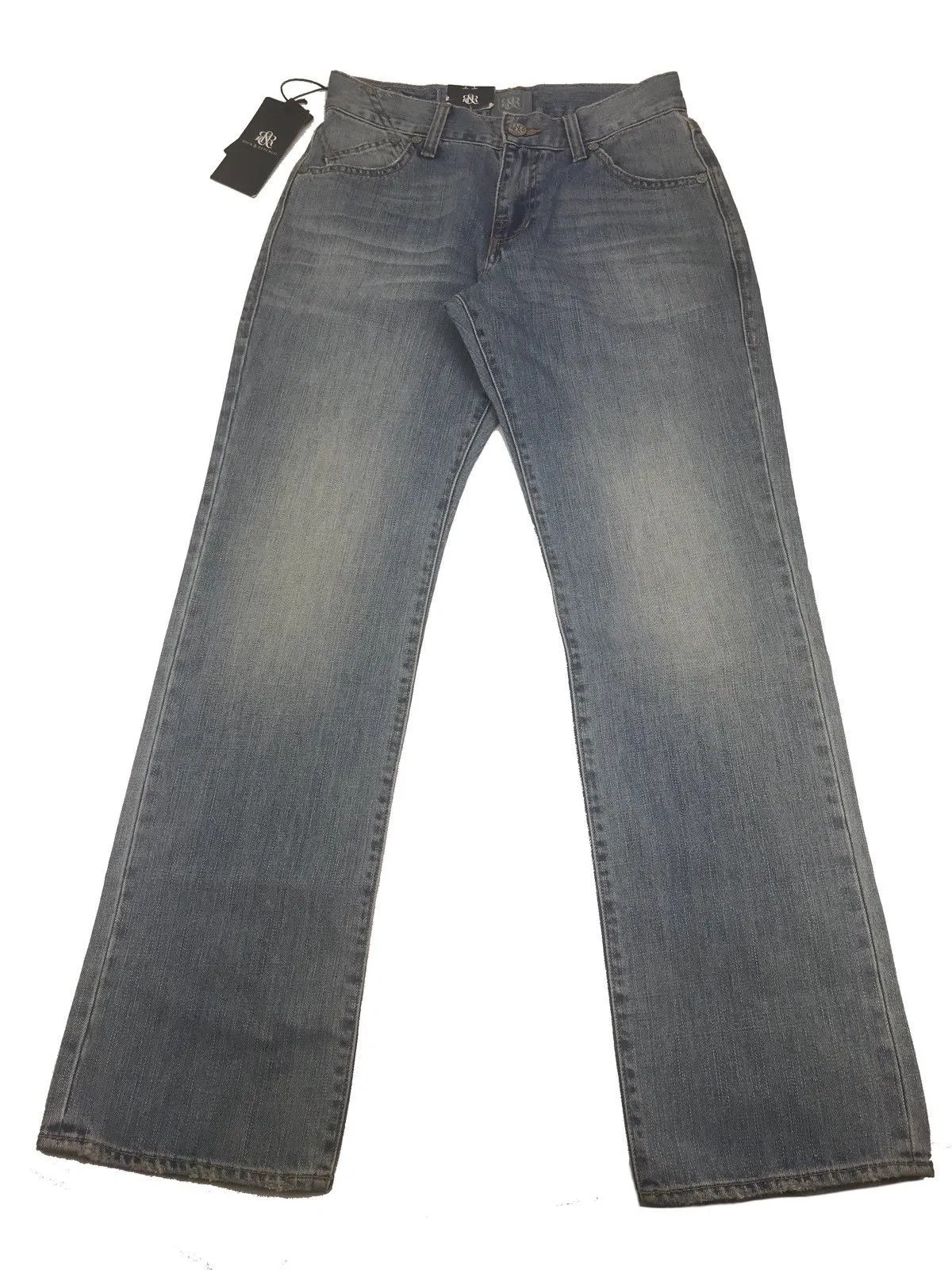 New Rock & Republic Jeans Men's 29 x 30 Relaxed Straight Denim Light Wash $88
