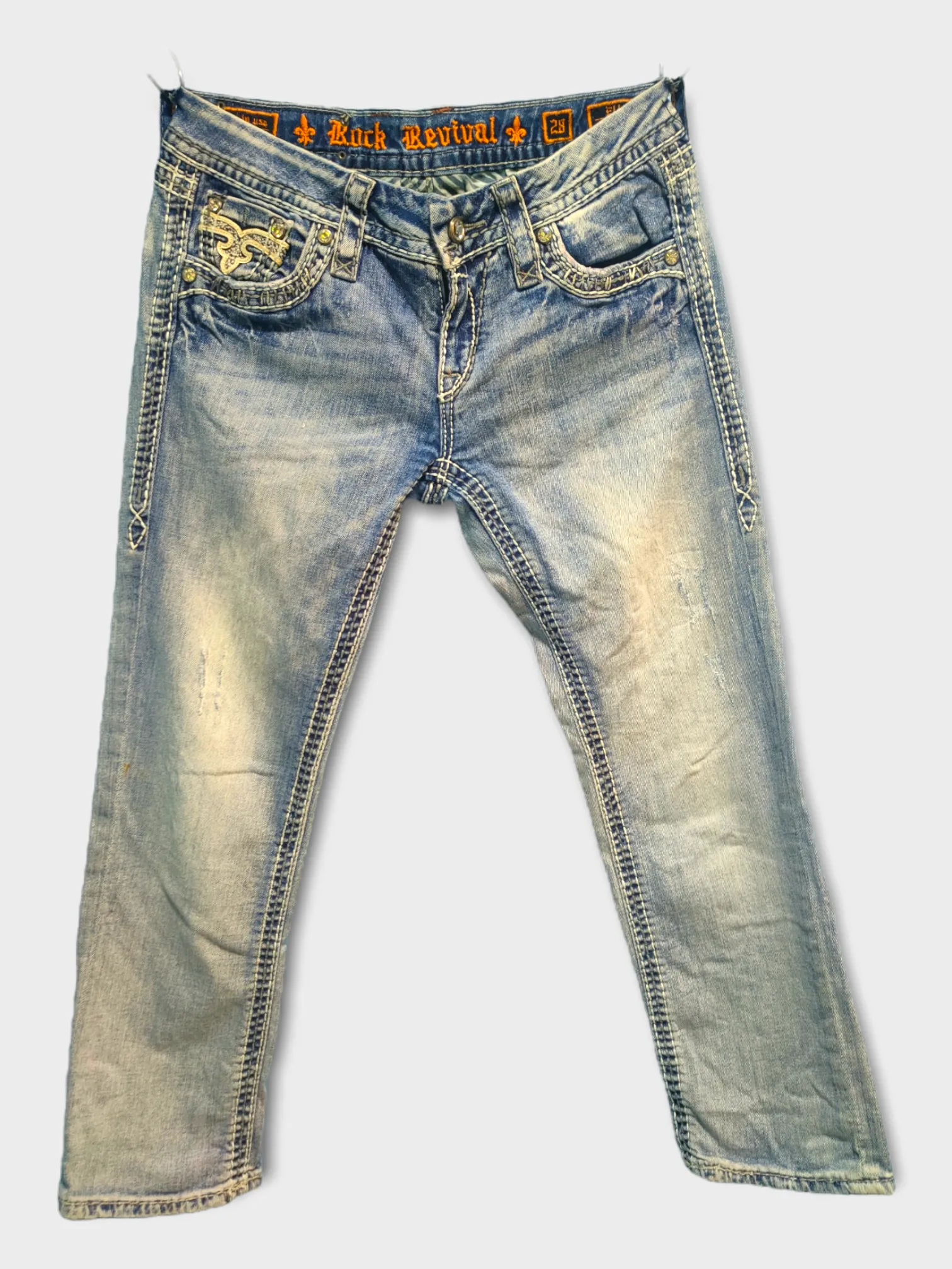 ROCK REVIVAL JEANS 'ELLA CAPRI'