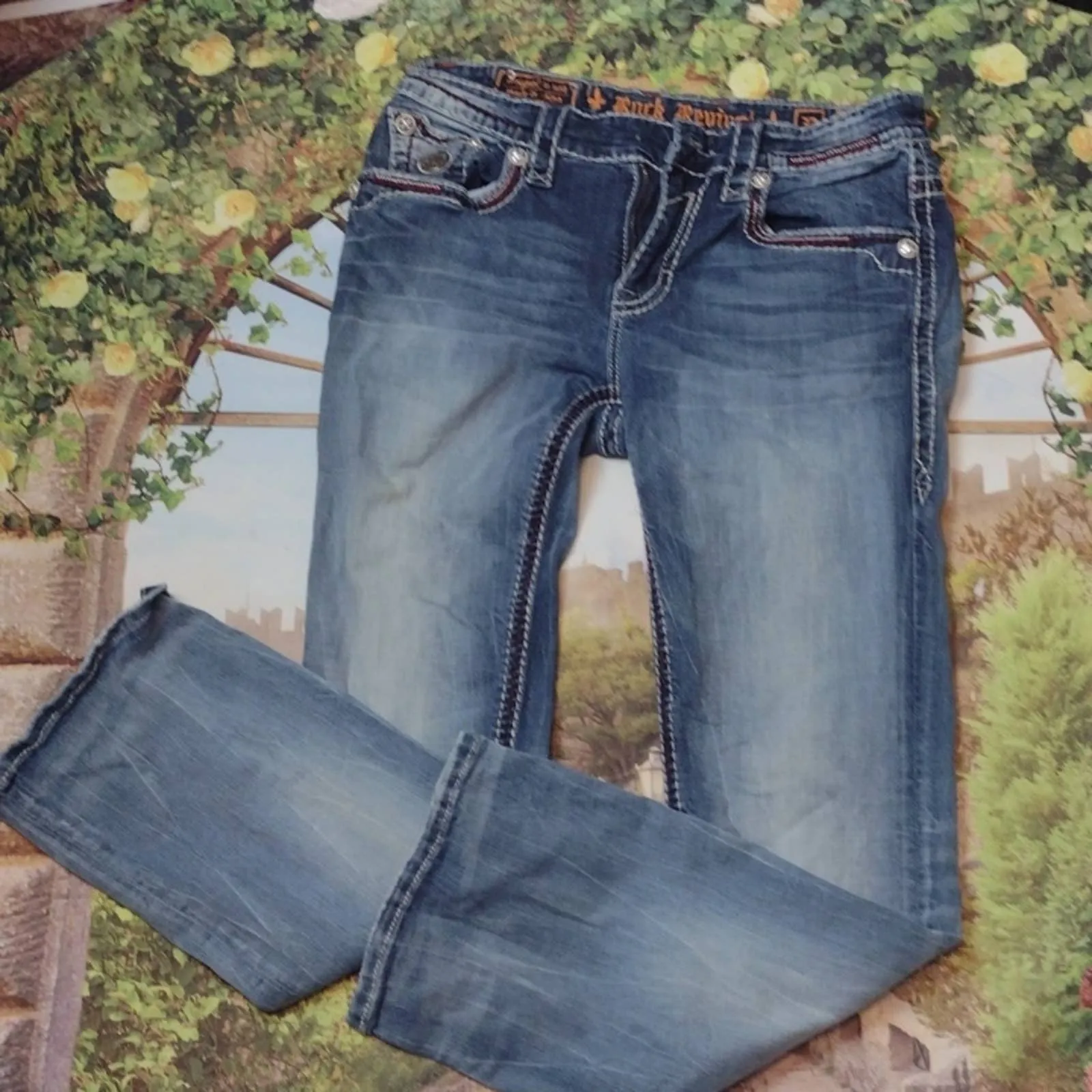 Rock revival conall boot jeans size 32