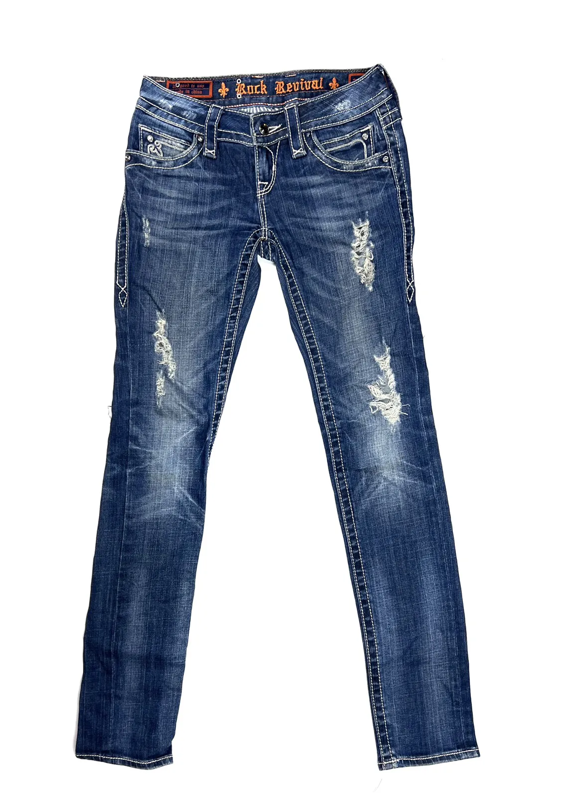 Vintage Rock Revival Skinny Jeans
