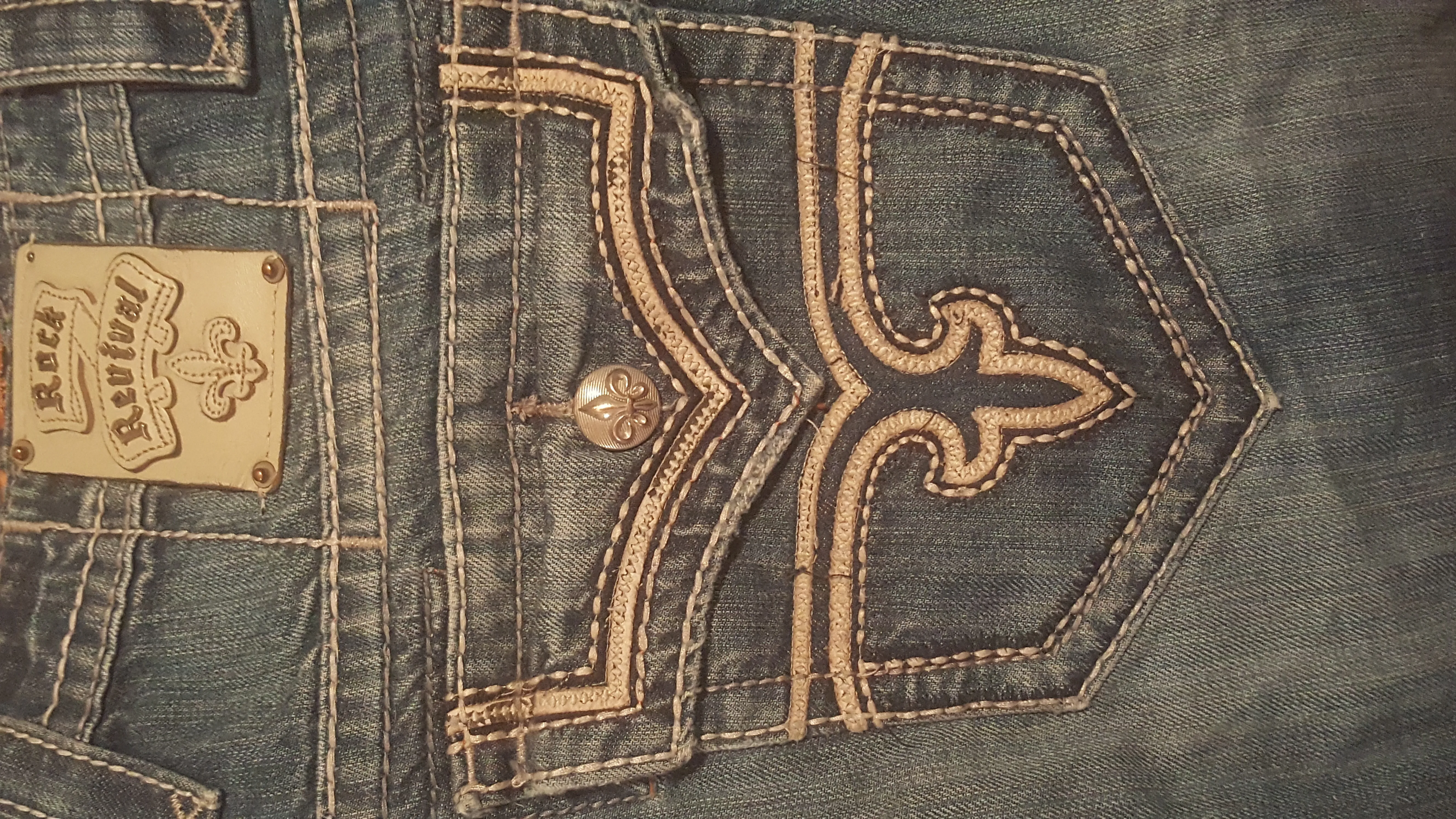 Wesley straight Rock Revival Jeans