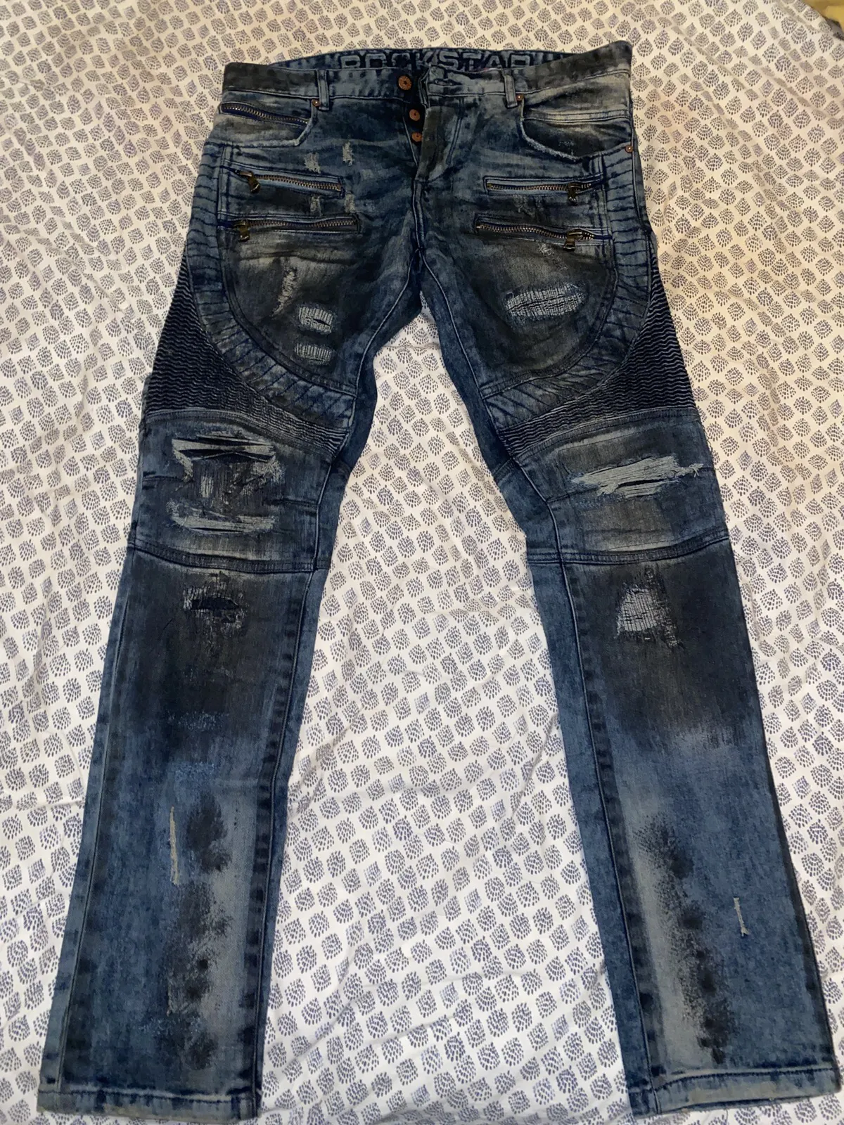 Rockstar Biker Denim