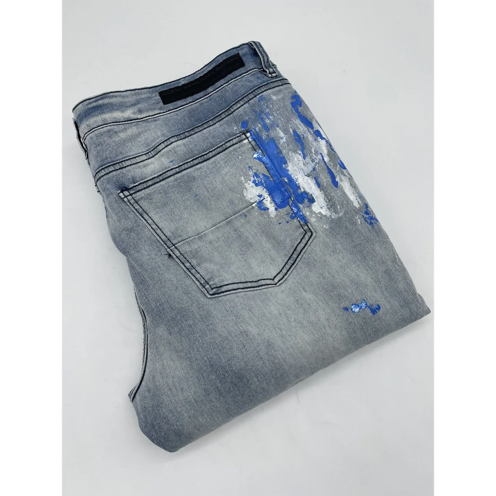 Rockstar Kodak Painter Jeans Blue 42x32
