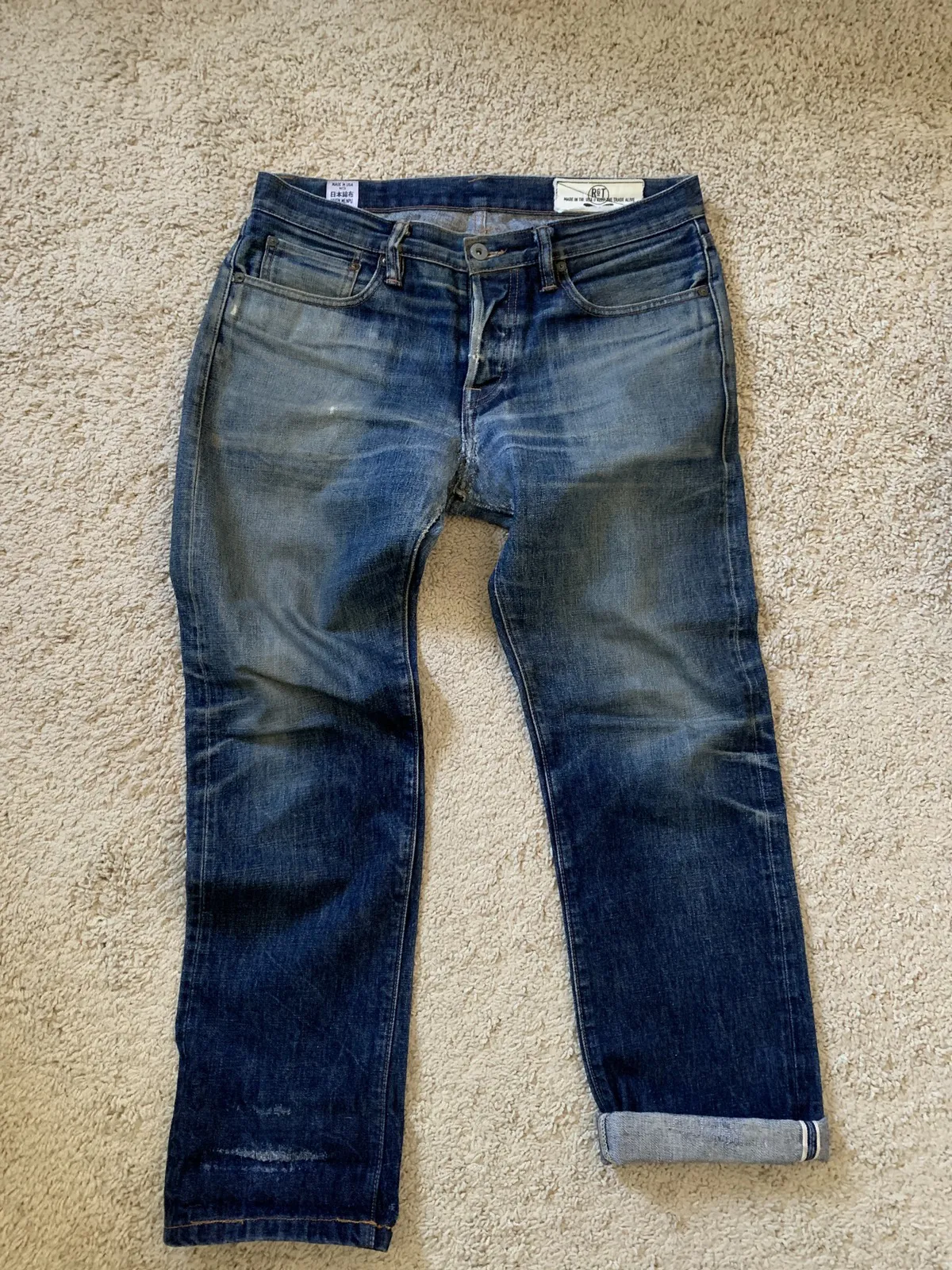 Beautifully worn in Japanese Denim Stanton Rogue Territory