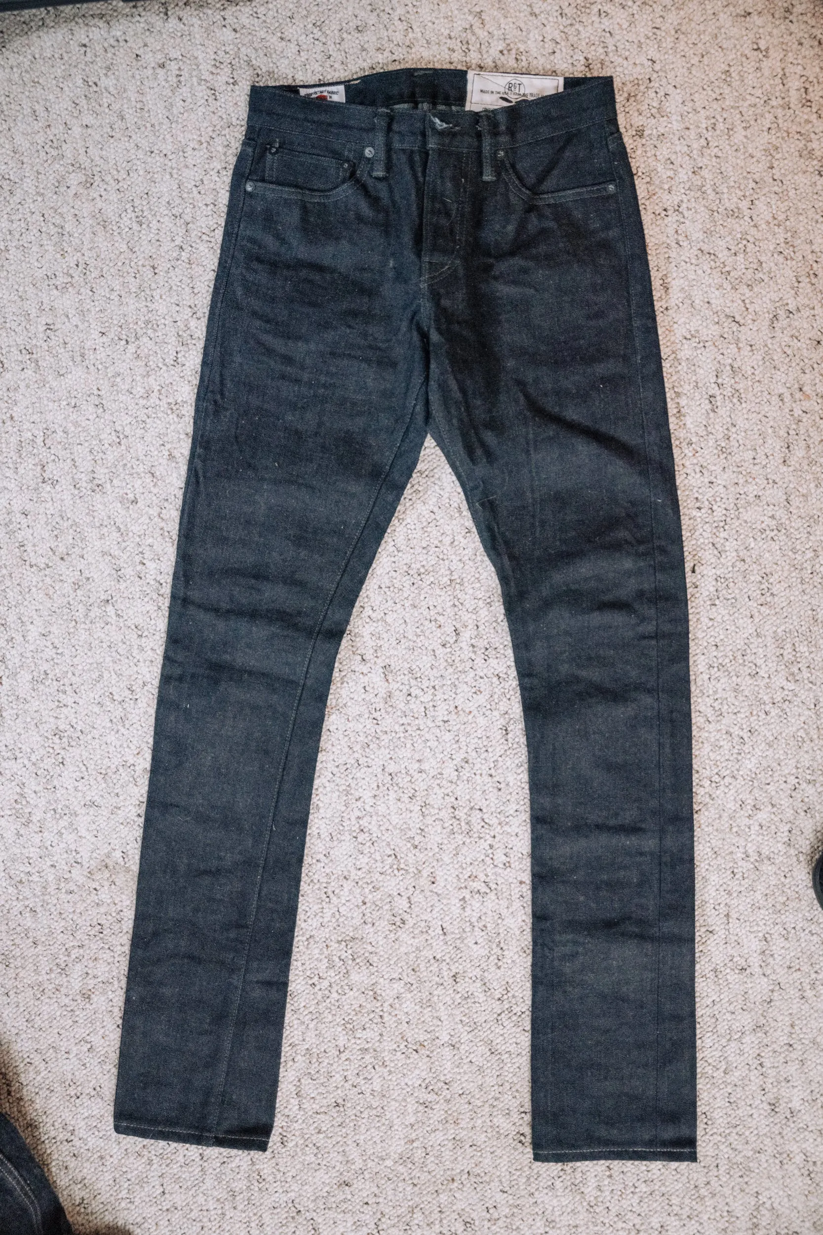 RGT x Blue Owl SK - Indigo/Grey Unsanforized Raw Denim