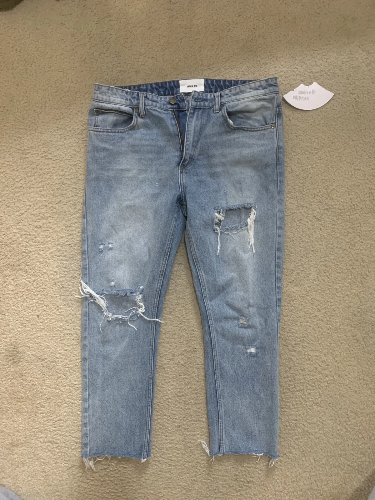 ROLLAS Slim Short Leg Denim
