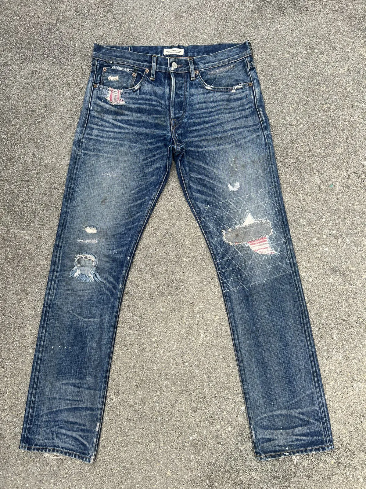 Vintage Ron Herman RHD02 Bad Water Rips Denim Selvedge Jeans