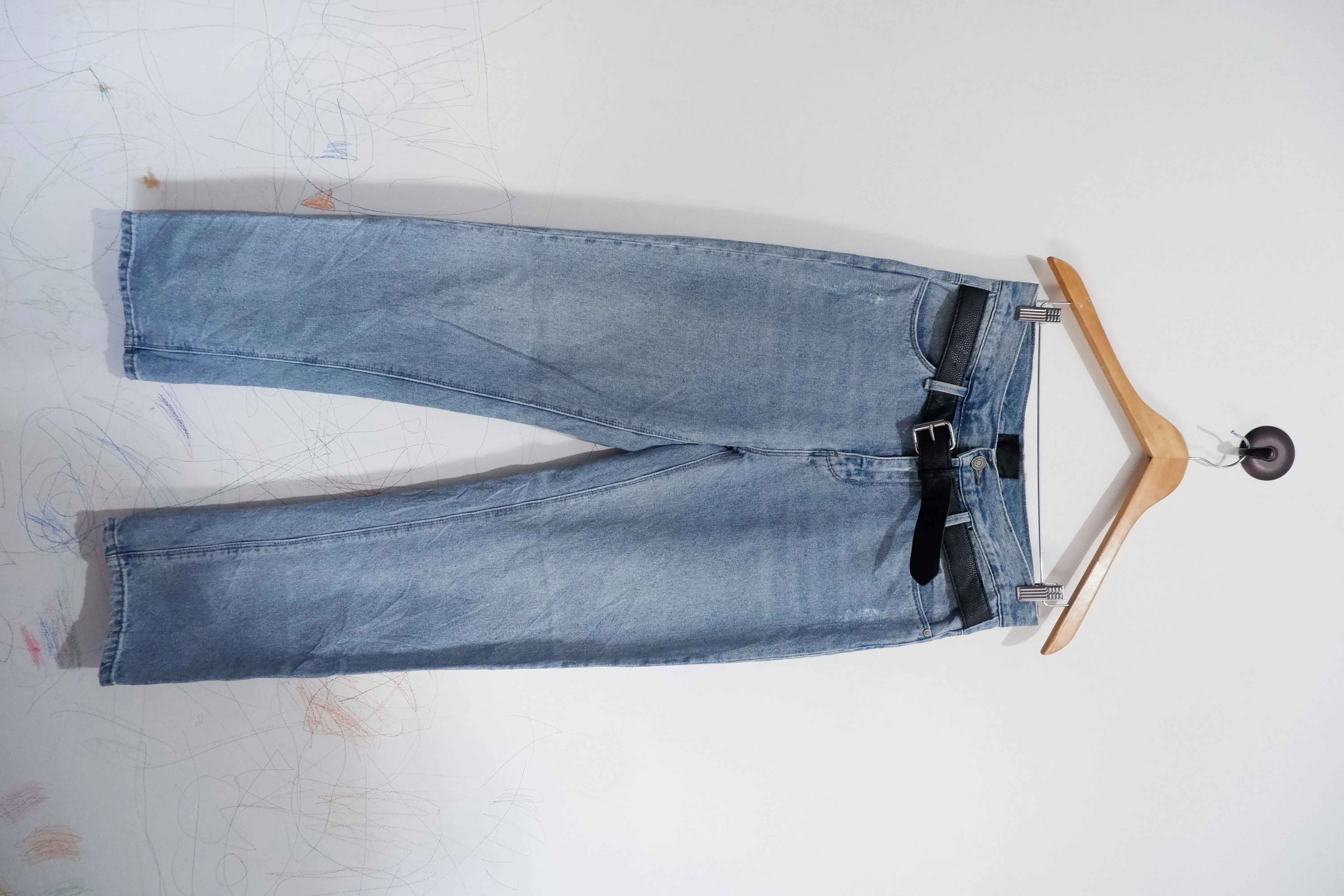 Vintage RTA Belted Jeans