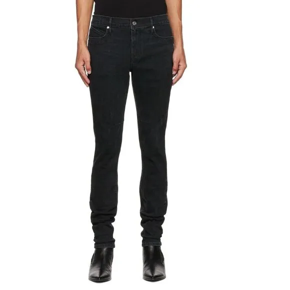 $385 NWT RtA MEN BRYANT MID RISE SKINNY BLACK SINNER JEAN 36