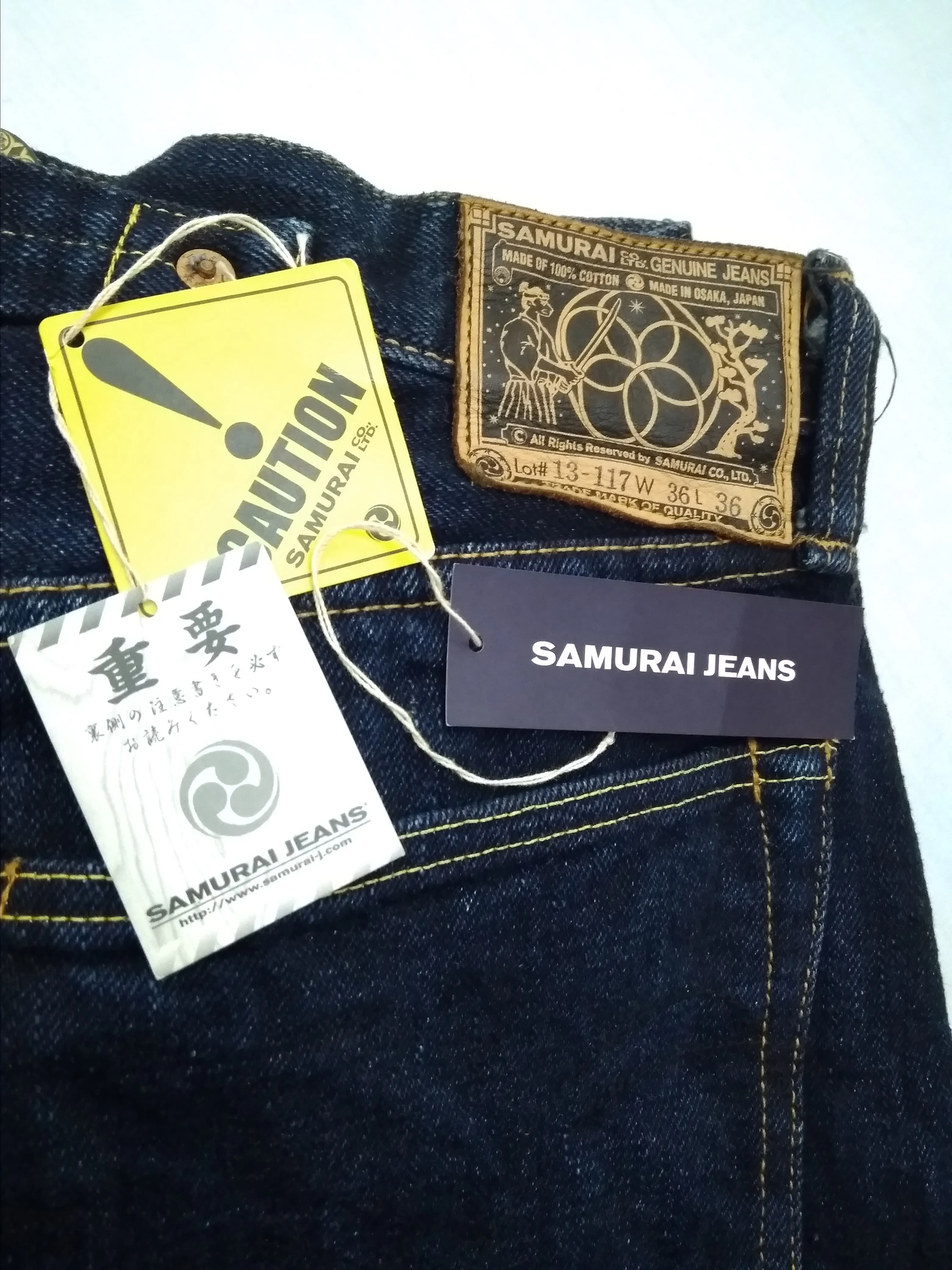 Samurai Jeans Selvedge Denim Jeans