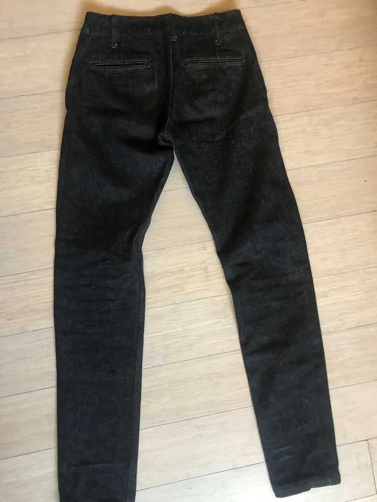 SJ428 Black Denim Chinos