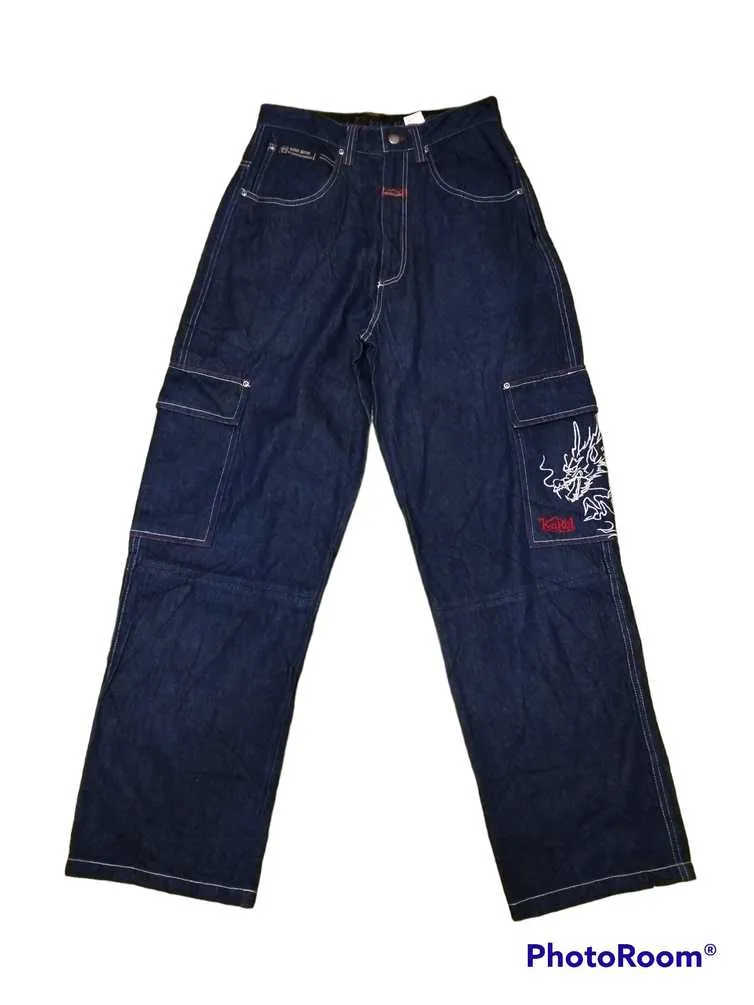 Kakei Street Sukajan cargo Jeans pant