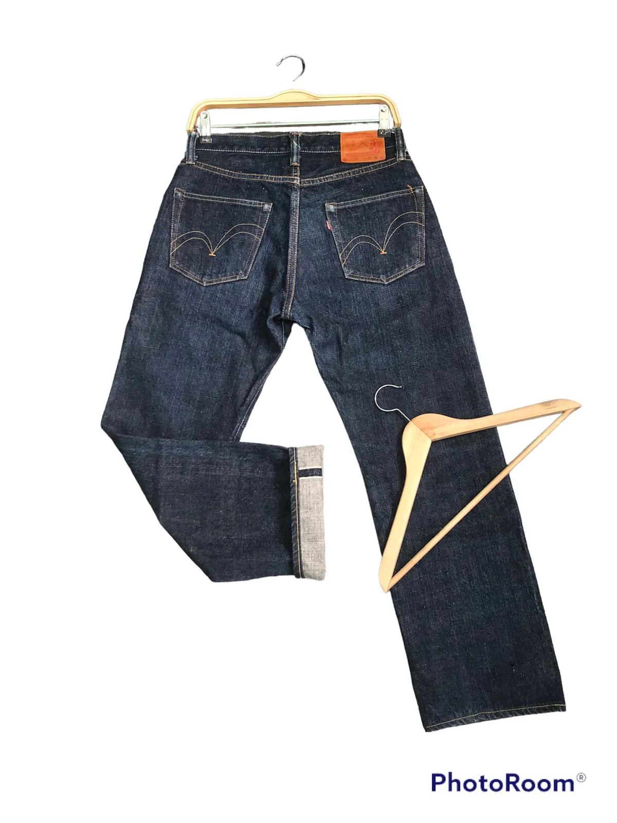 VINTAGE SAMURAI JEANS SELVEDGE BLUE DENIM