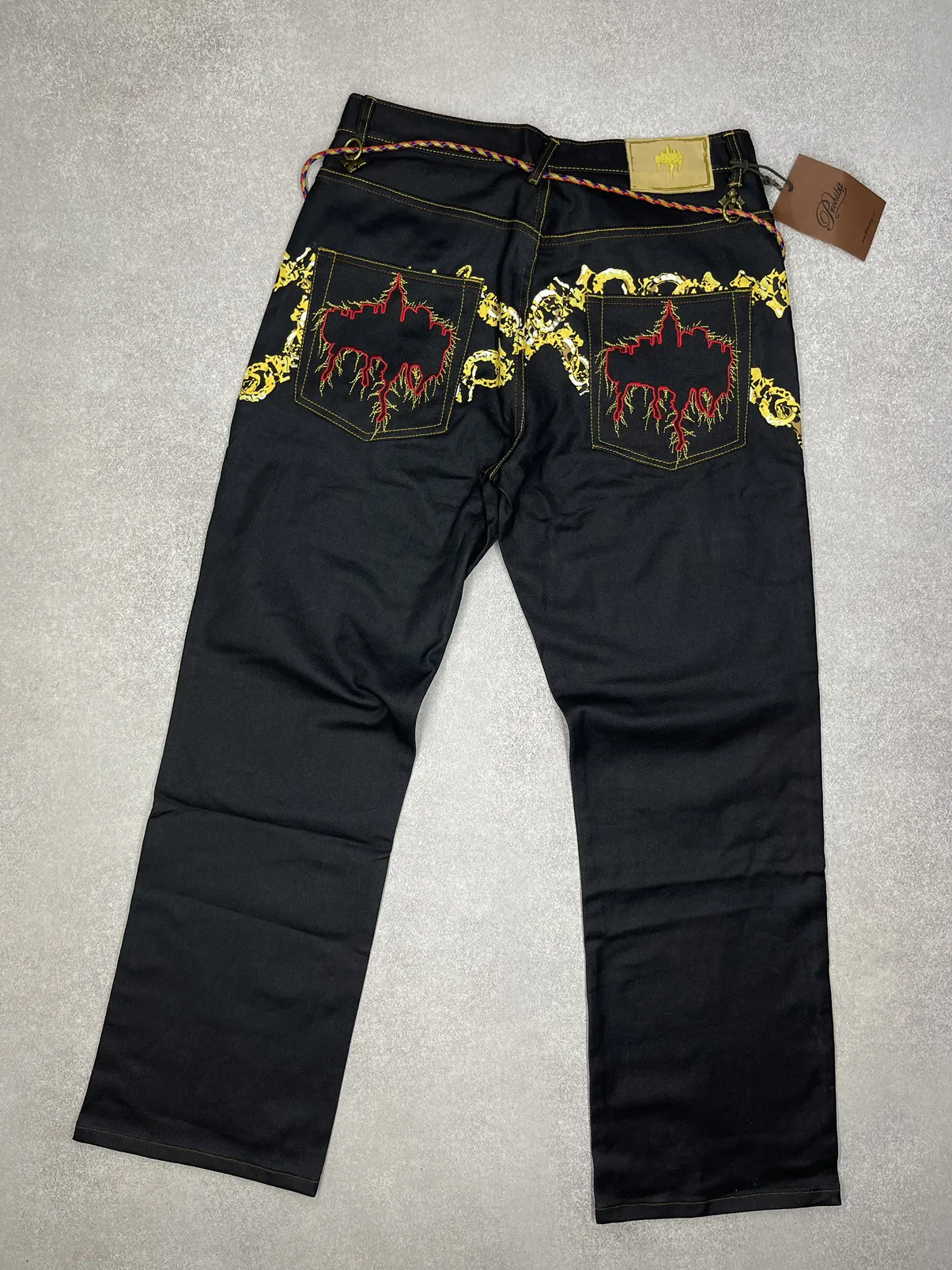 New Vintage Prohibit Samurai Evisu Style Denim Japan Y2K