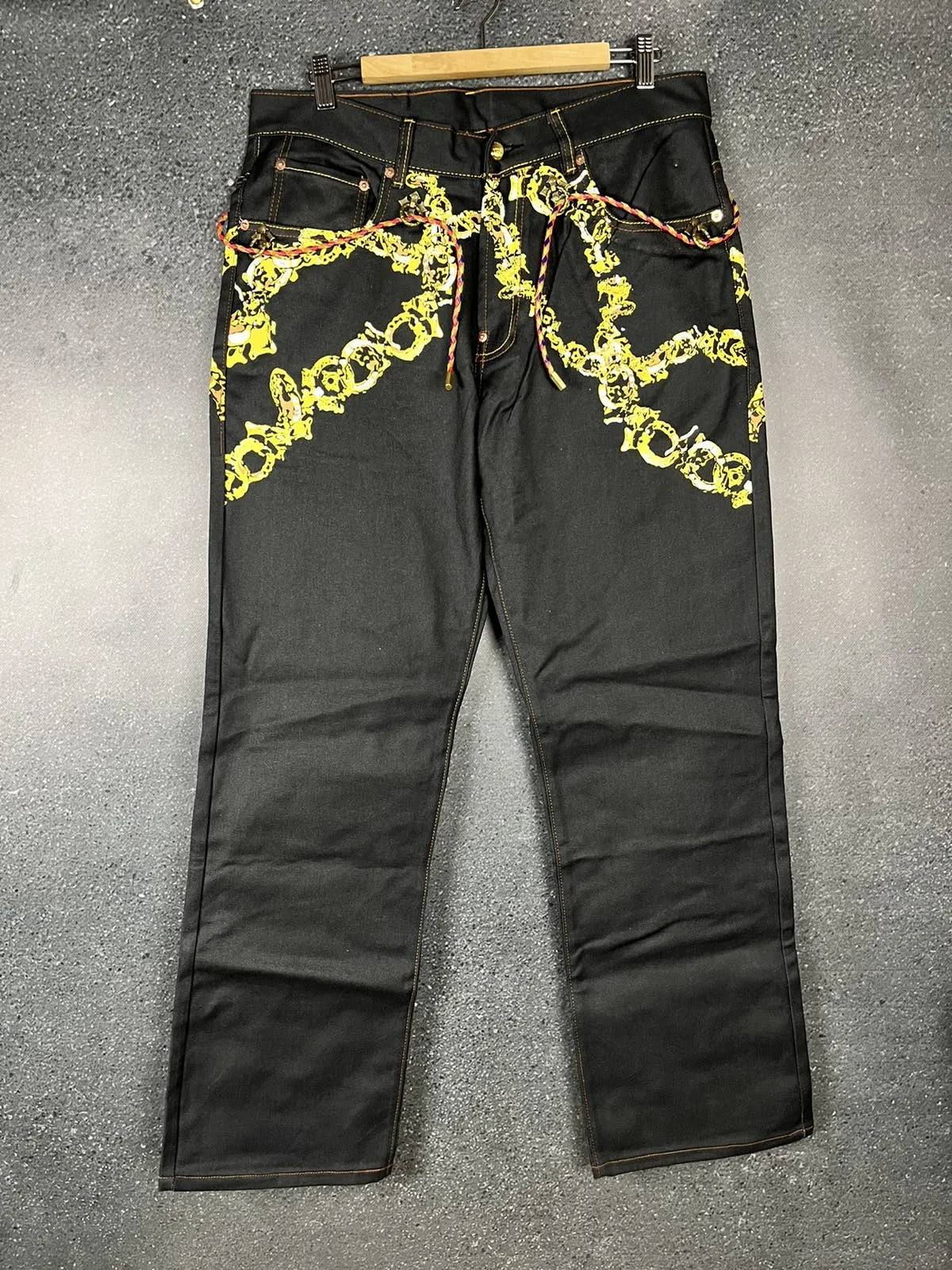 New Vintage Prohibit Samurai Evisu Style Denim Japan Y2K