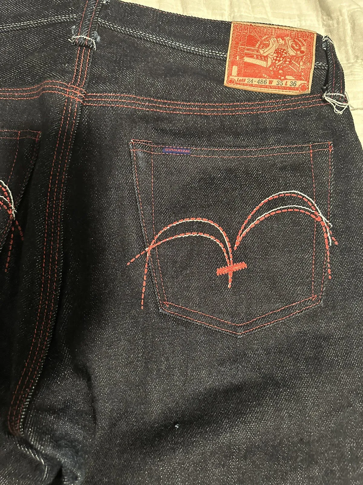 S710XX25oz-UW 25oz. "Ushiwakamaru" Selvedge