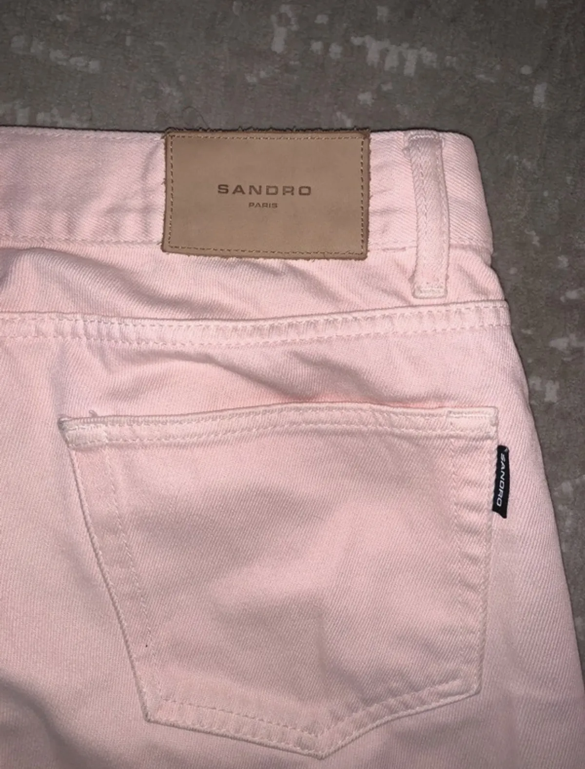 Sandro pink jeans Straight