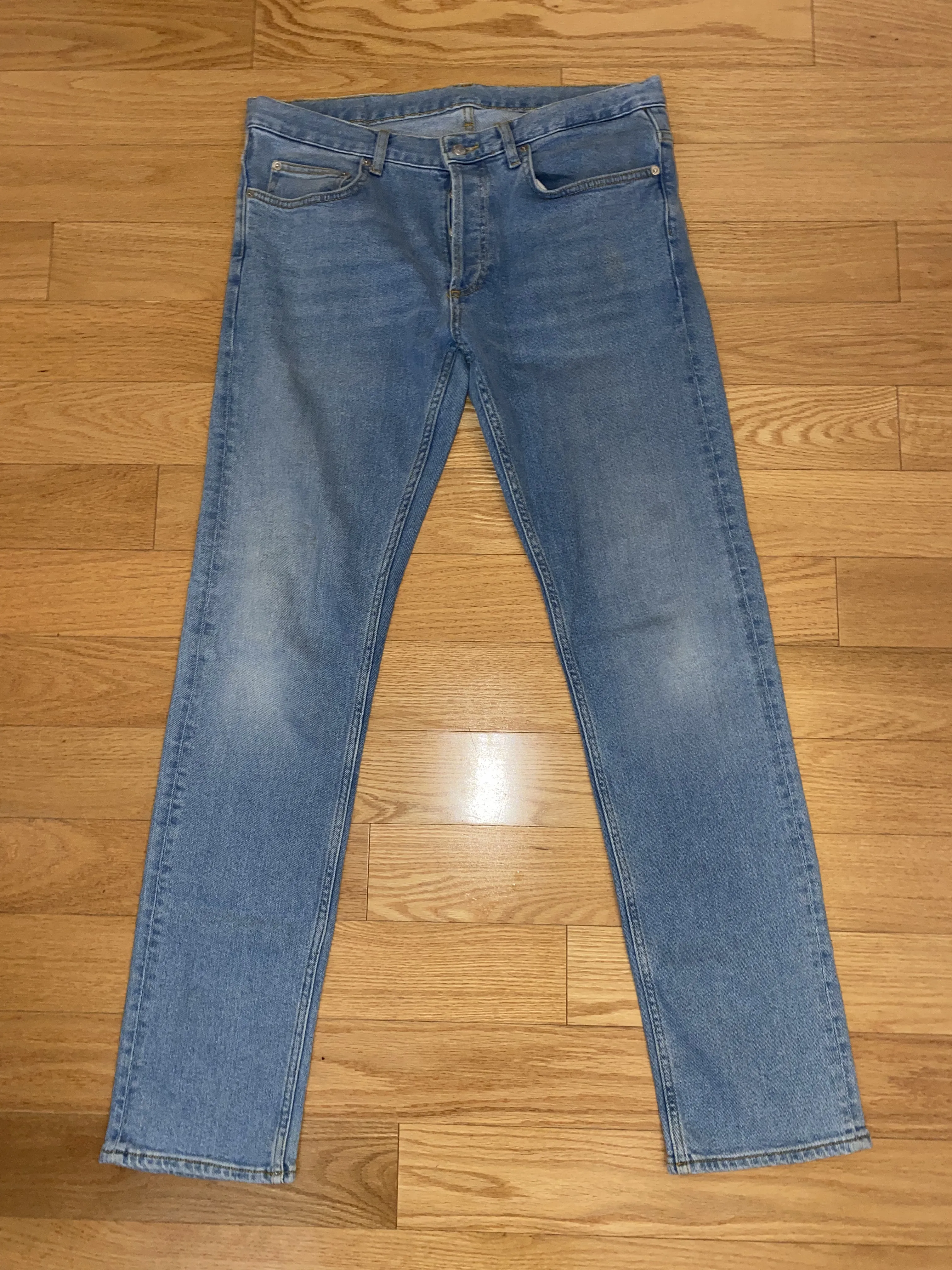 Sandro Light Wash Denim, Slim, Size 33