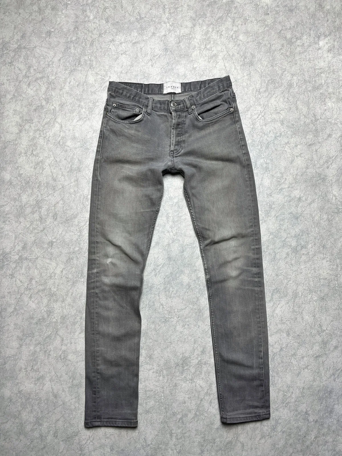 Sandro Paris Slim Fit Gray Jeans