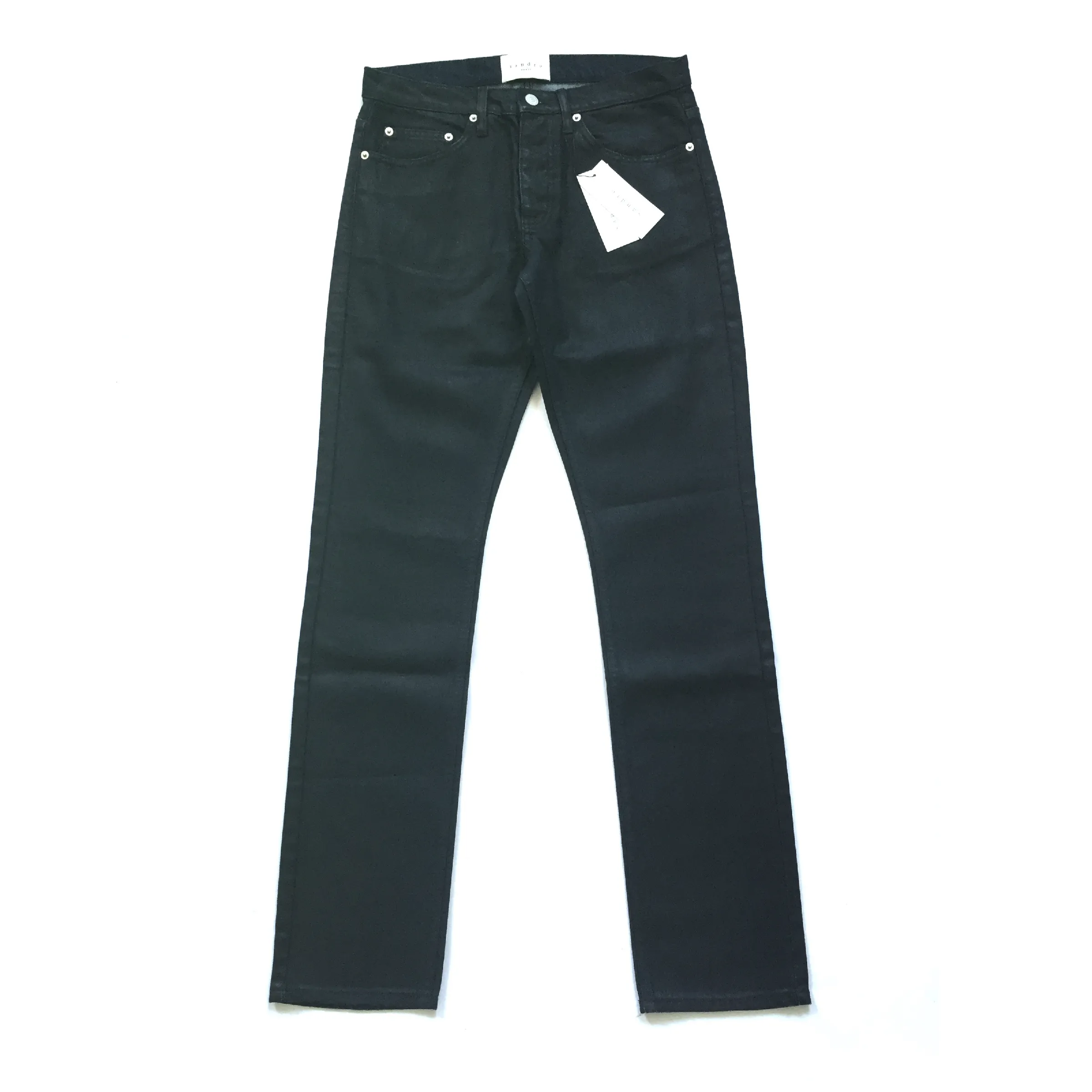 Coated Dark Blue Denim Jeans NWT