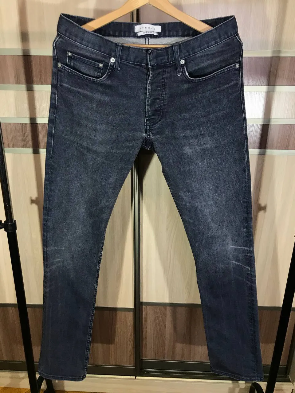 Sandro Paris Denim New Droit Jeans Washed Size 30