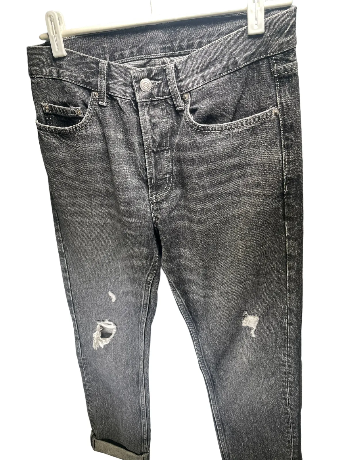 Sandro faded denim pants