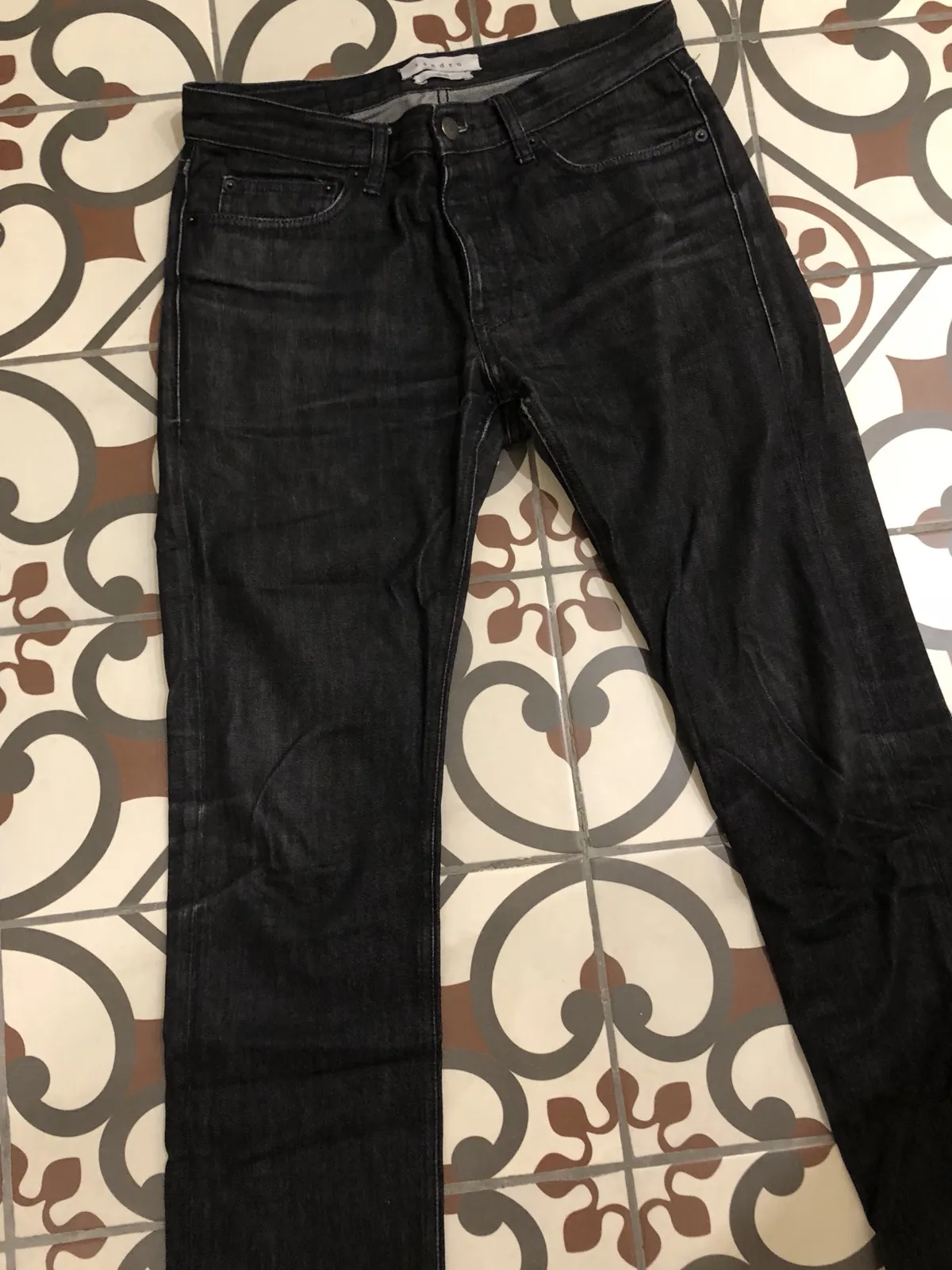 Black Jean Sandro Size 28