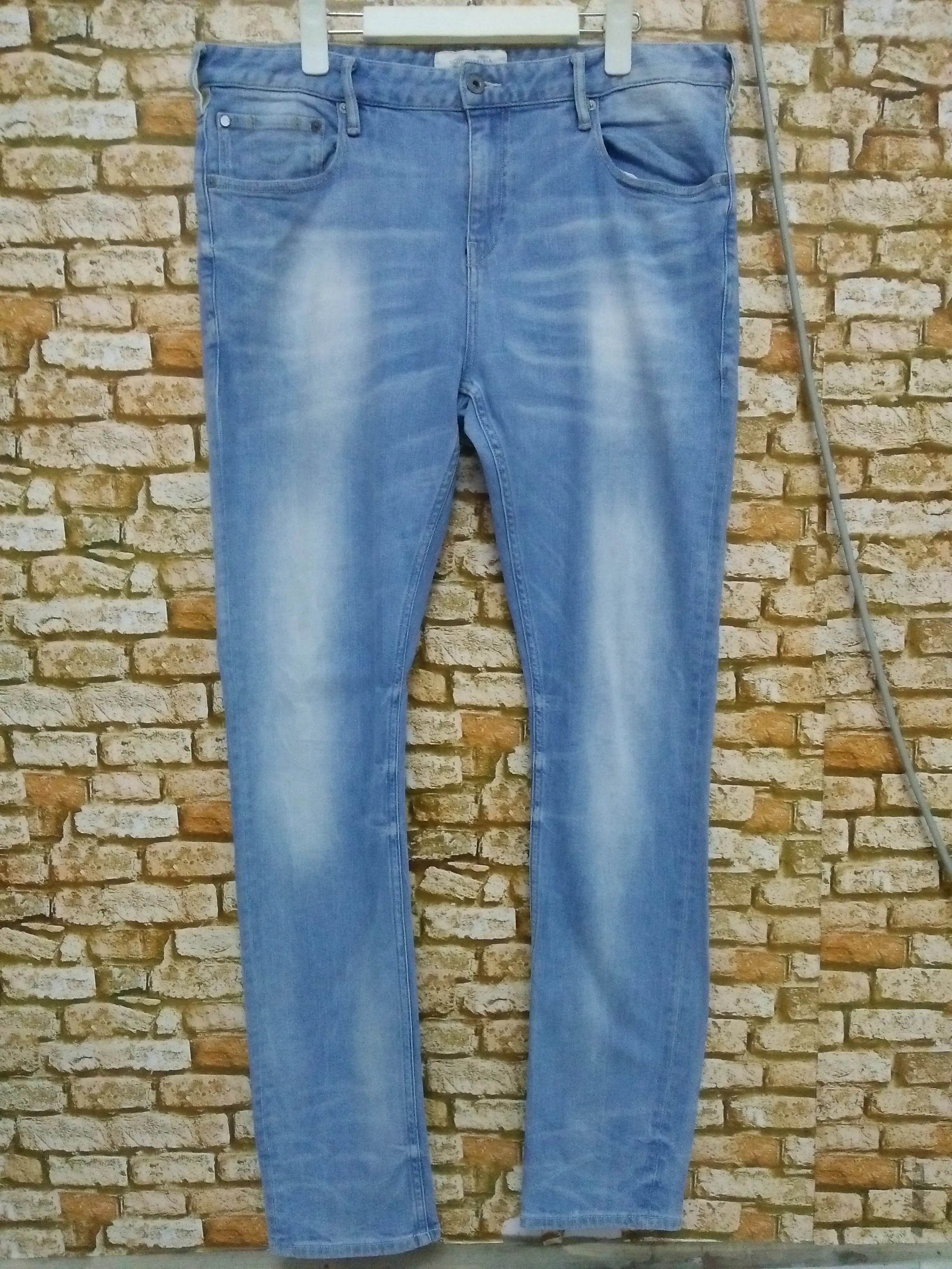SCOTCH & SODA AMSTERDAM'S BLAUE SKIM DENIM (B124)