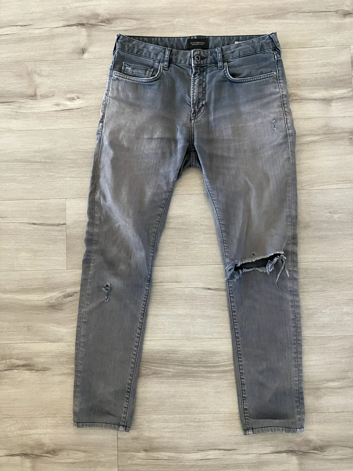 Scotch & Soda Slim Distressed Jeans