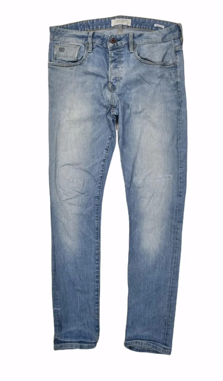Slim Fit Tri Color Button (Ralston)