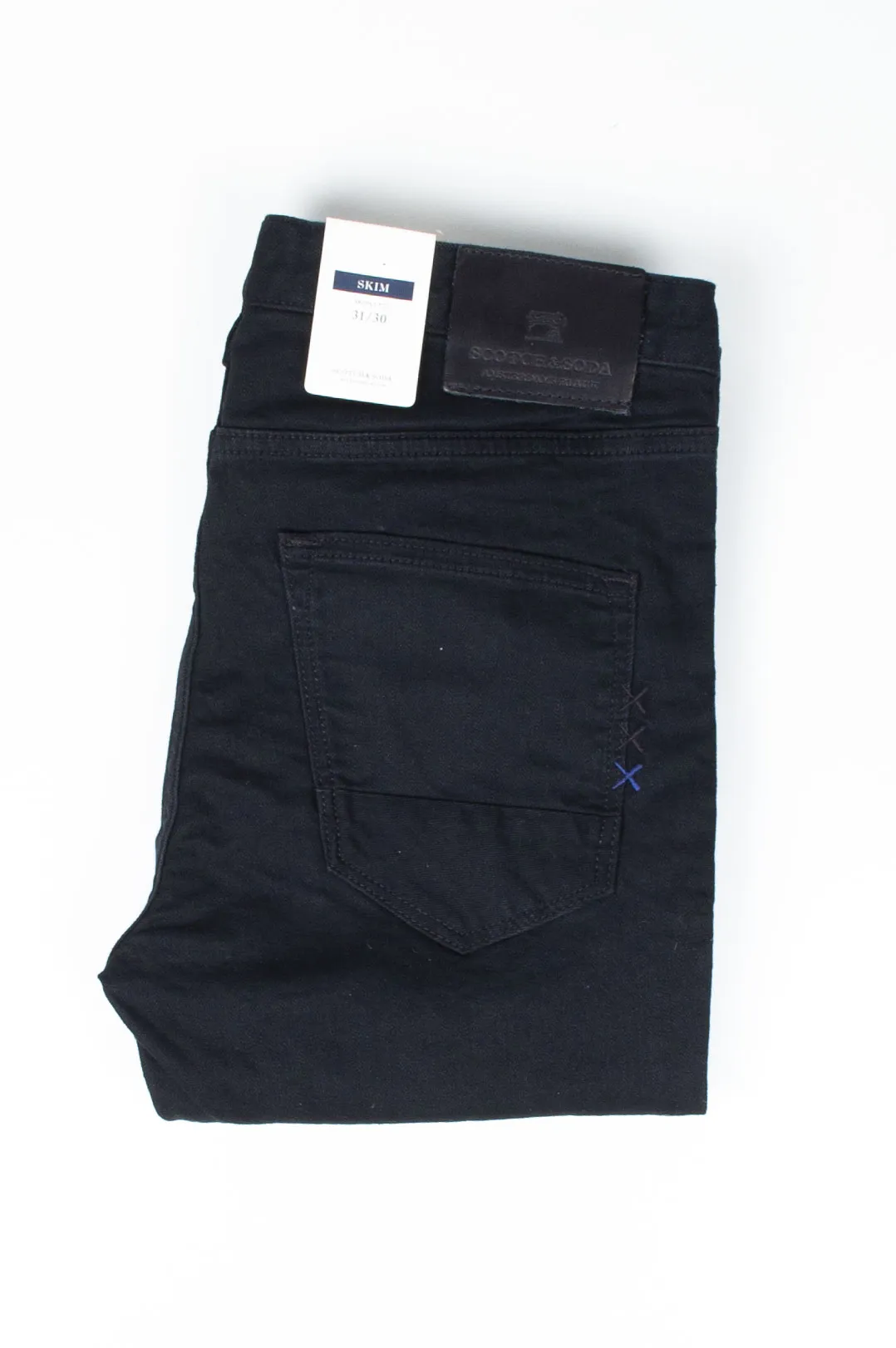 30251 Scotch&Soda Skim Skinny Black Jeans in size 31/30