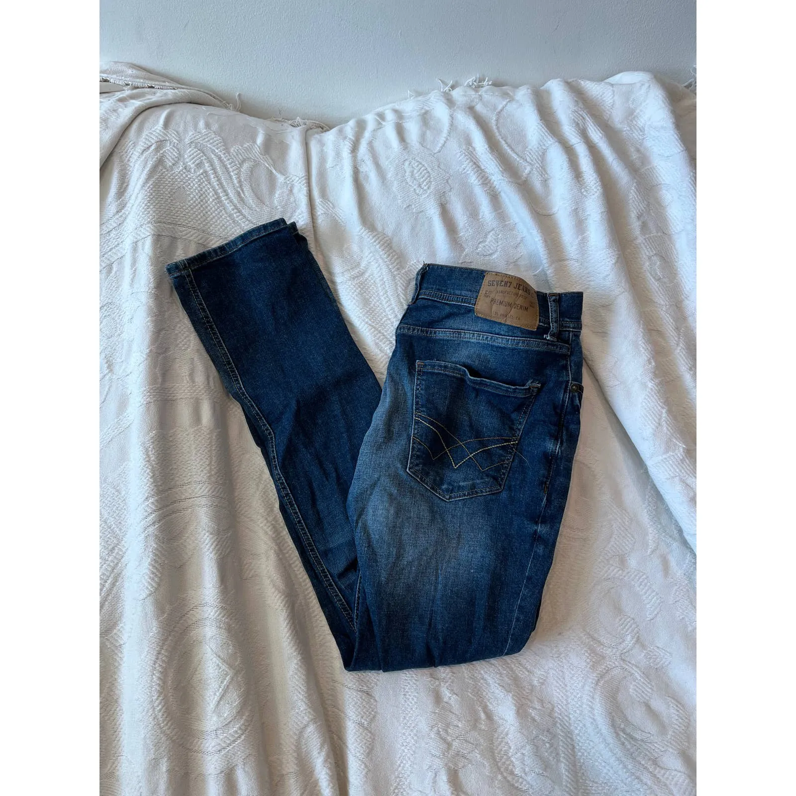 Seven Premium Slim Straight Jeans
