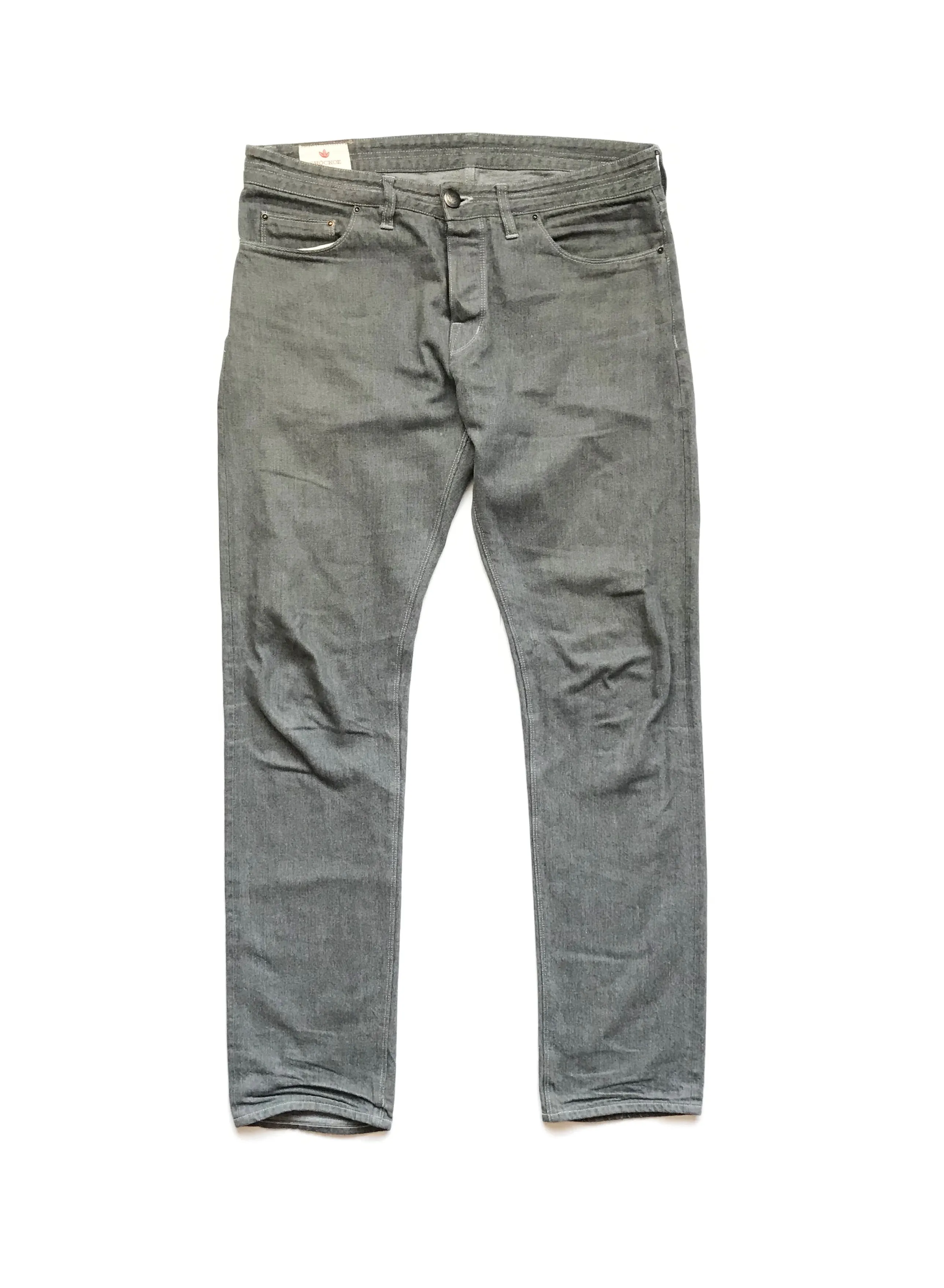 2015 Shockoe old boy charcoal grey selvage denim