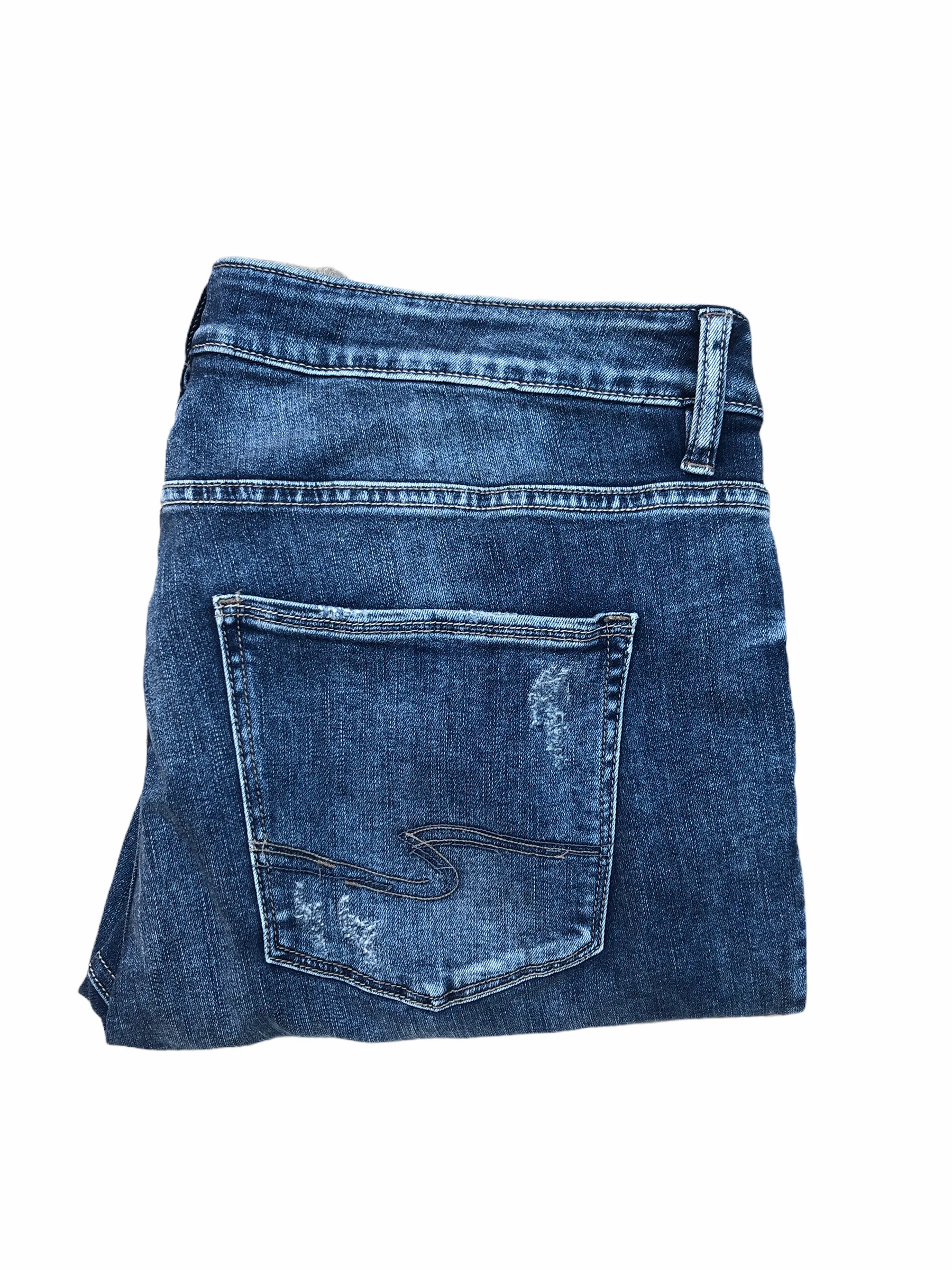 Vintage Silver Jeans Size 40 SUKI SUPER SKINNY Blue