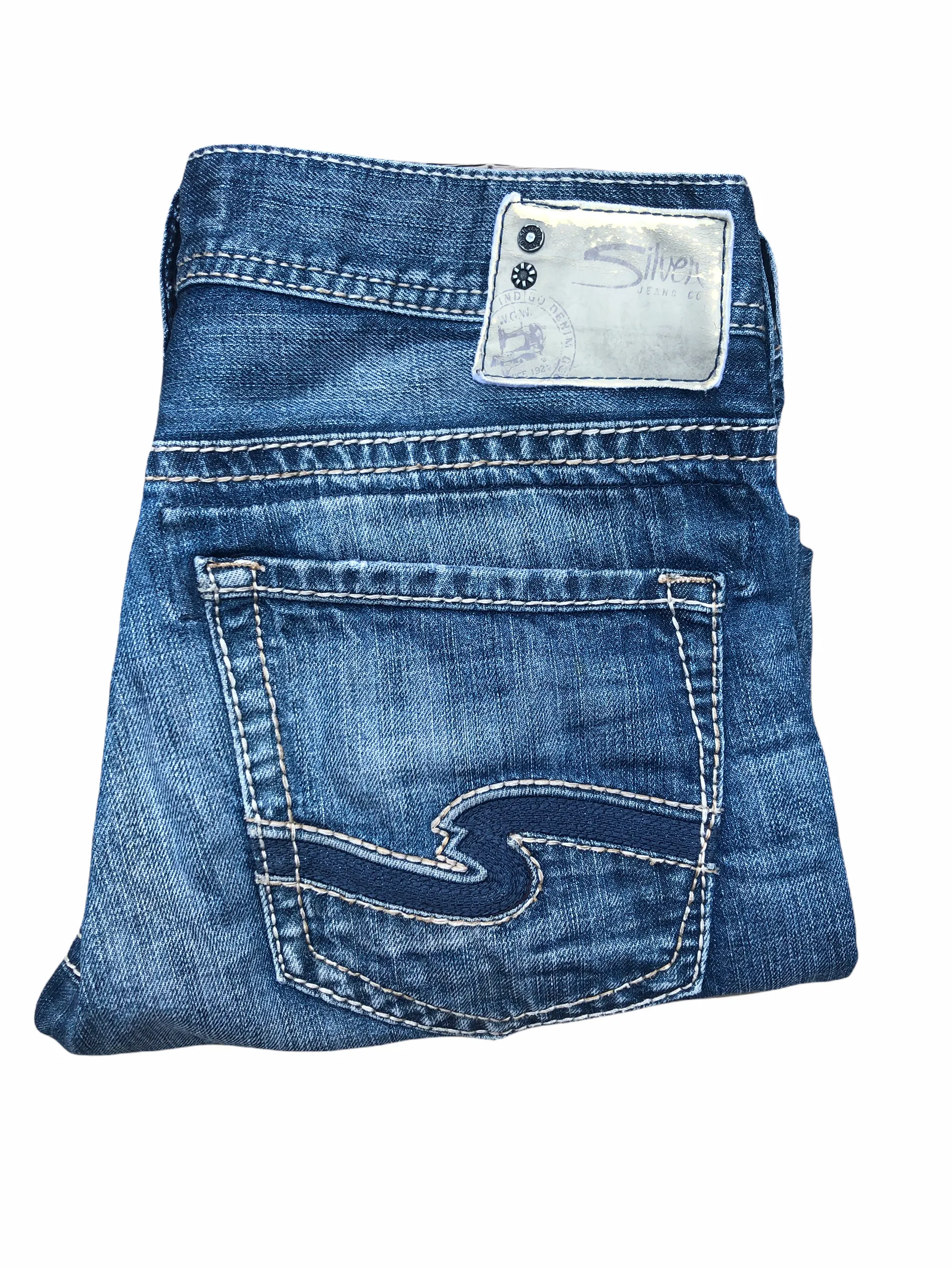 Vintage Silver Jeans Size 31 EDDIE Blue RARE