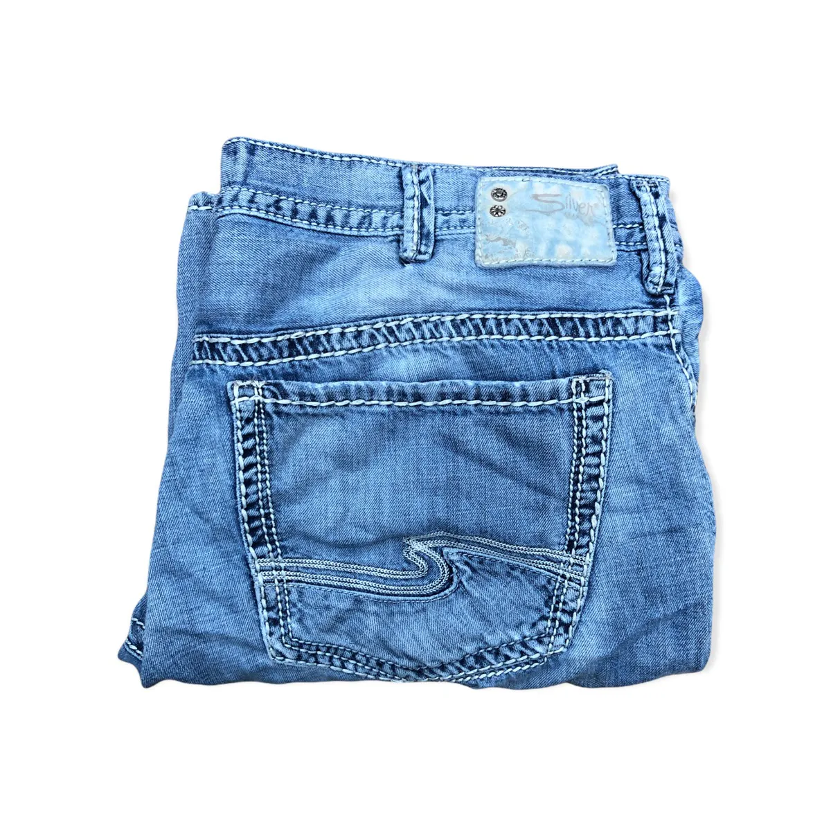 Vintage Silver Jeans Size 40 GORDIE Blue RARE