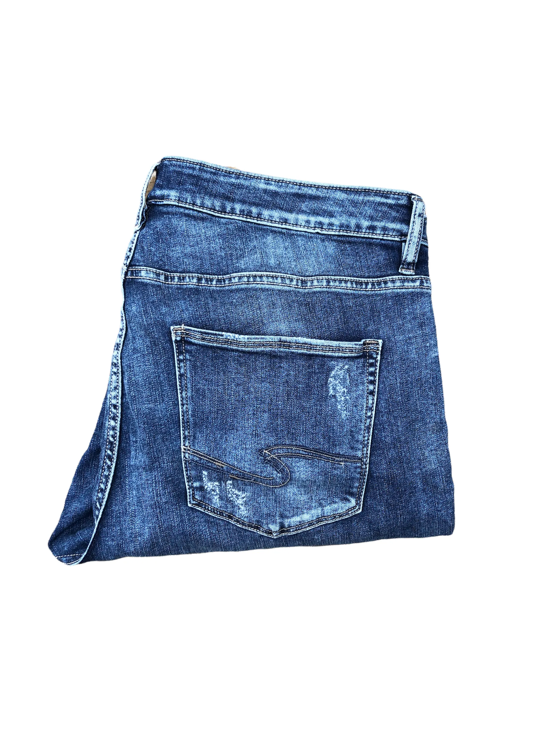 Vintage Silver Jeans Size 40 SUKI SUPER SKINNY Blue